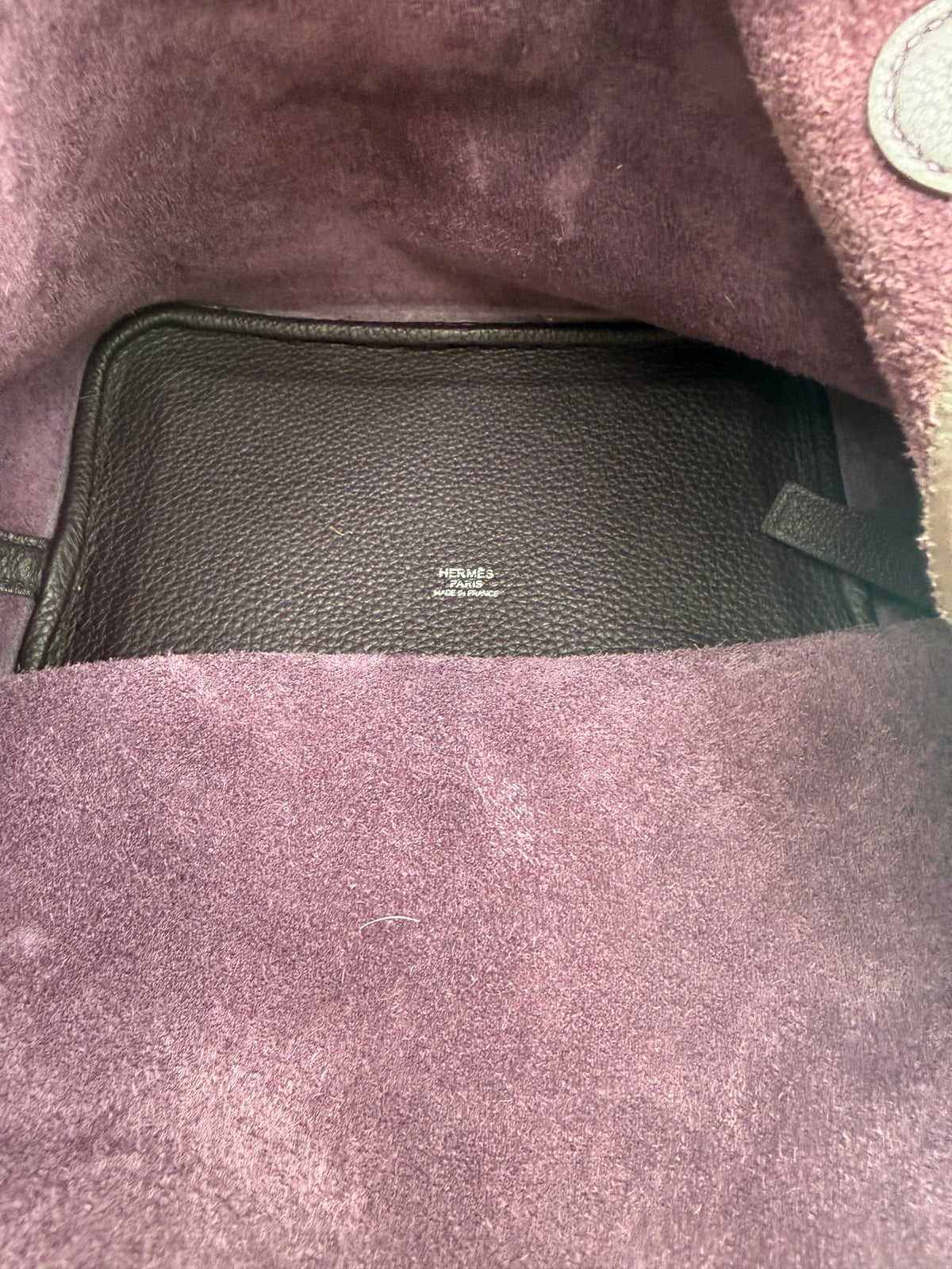 Hermès borsa Picotin lock in pelle Taurillon Clemence - Mercatino di Ninni