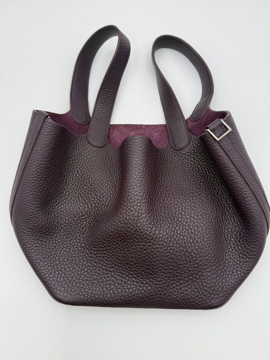 Hermès borsa Picotin lock in pelle Taurillon Clemence - Mercatino di Ninni