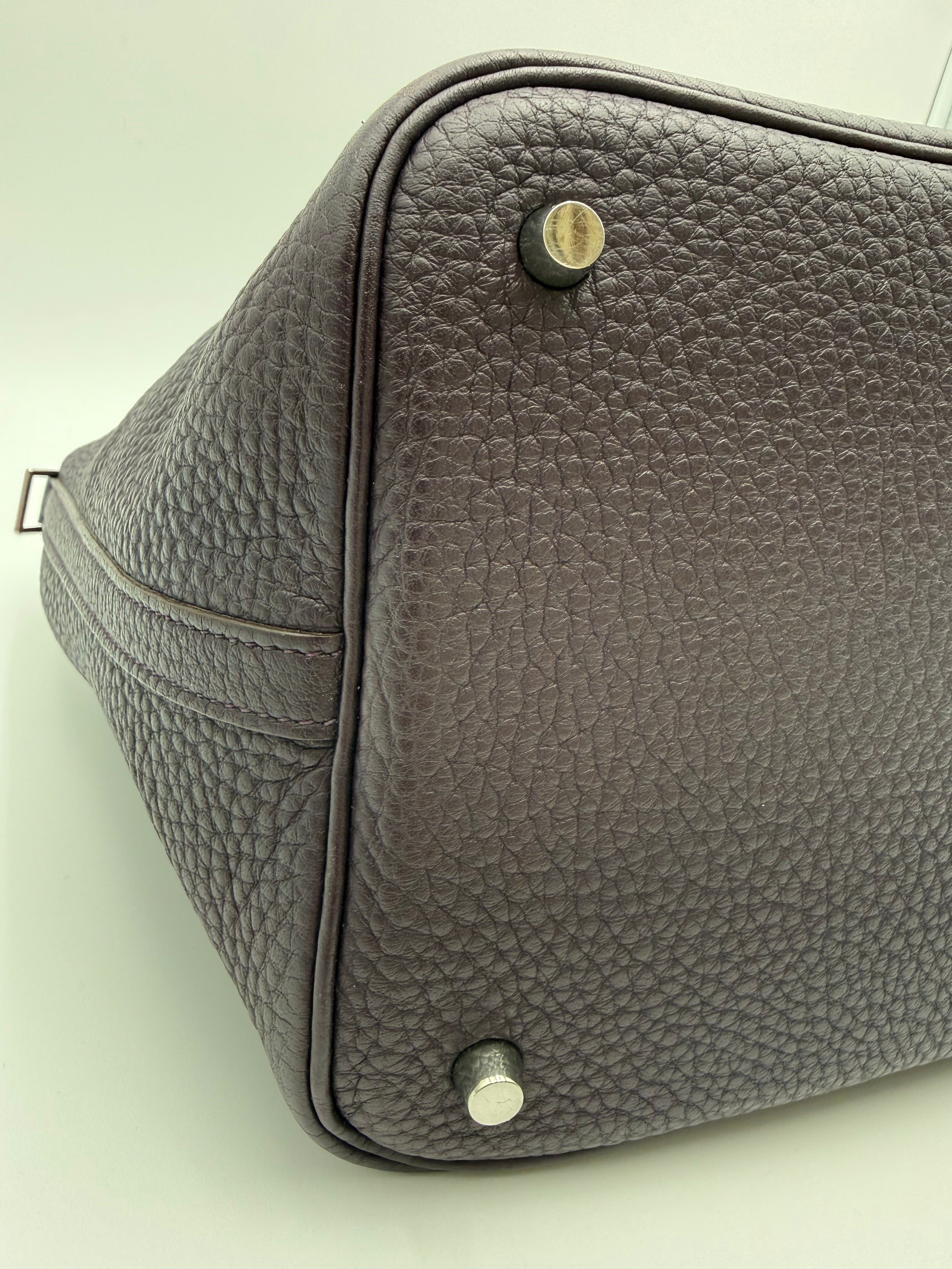 Hermès borsa Picotin lock in pelle Taurillon Clemence - Mercatino di Ninni