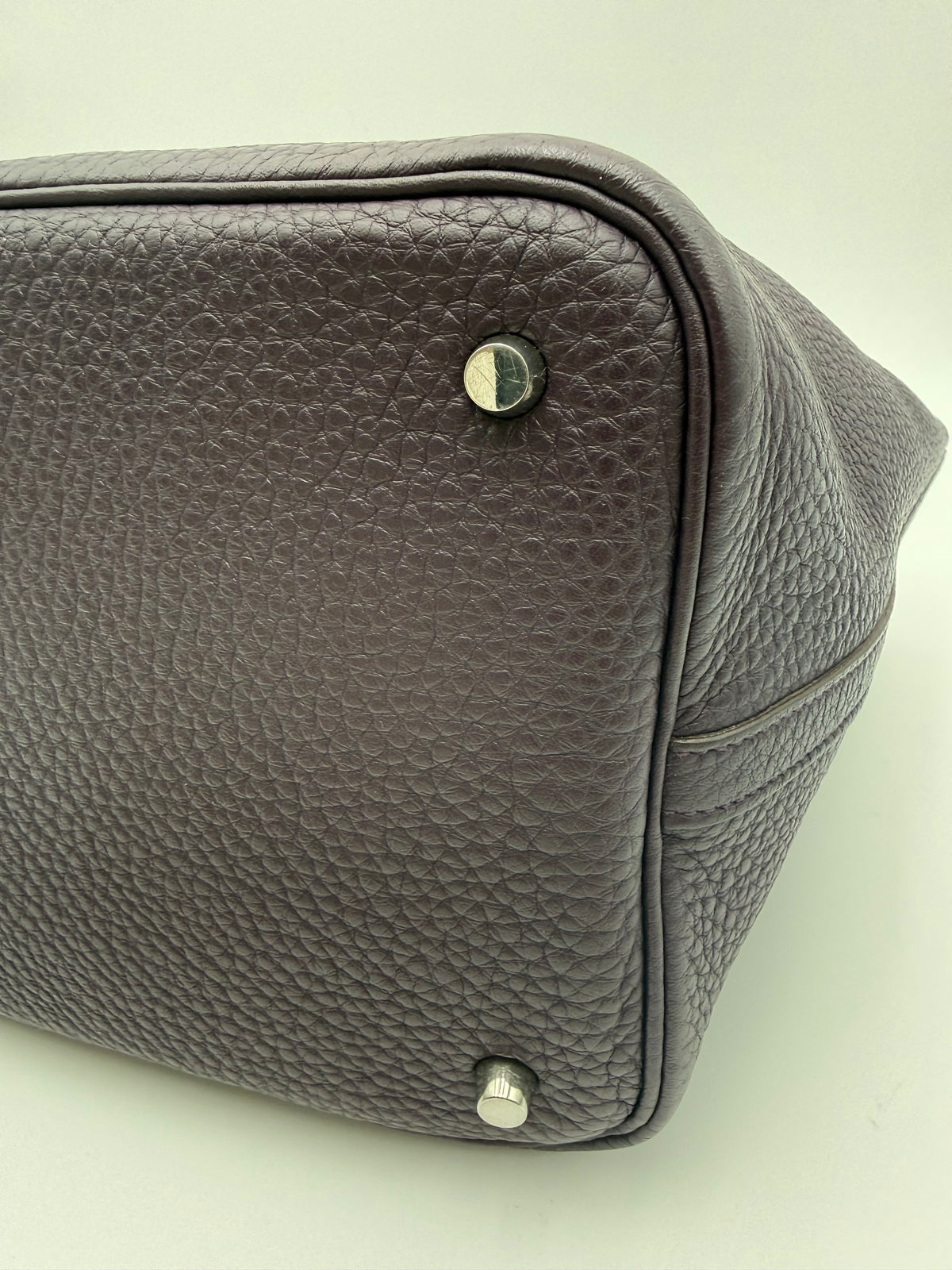 Hermès borsa Picotin lock in pelle Taurillon Clemence - Mercatino di Ninni