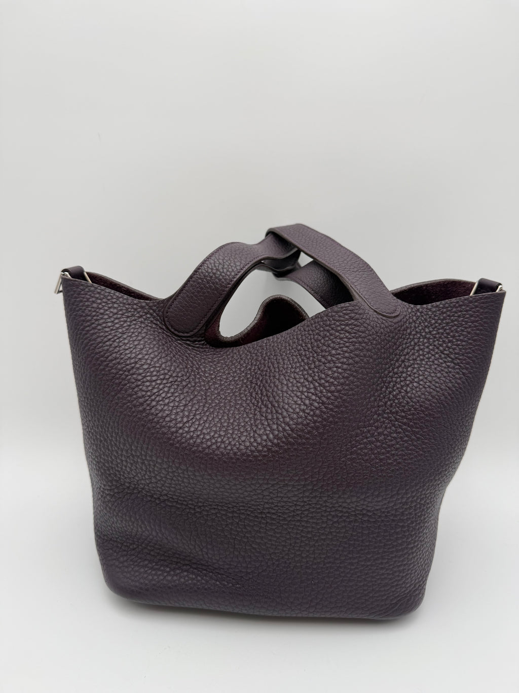 Hermès borsa Picotin lock in pelle Taurillon Clemence - Mercatino di Ninni