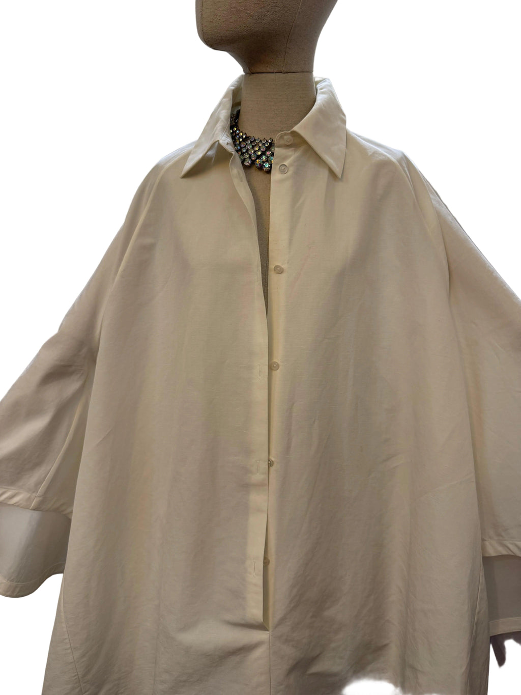 Camicia Jil Sander  Oversize con Maniche a Pipistrello - Mercatino di Ninni