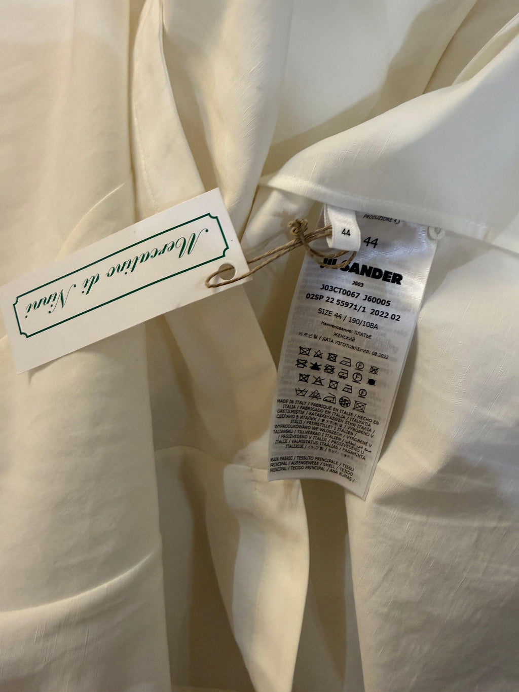 Camicia Jil Sander  Oversize con Maniche a Pipistrello - Mercatino di Ninni