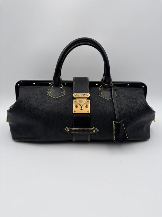 Louis Vuitton Angenieux GM Borsa in Pelle Nera Louis vuitton