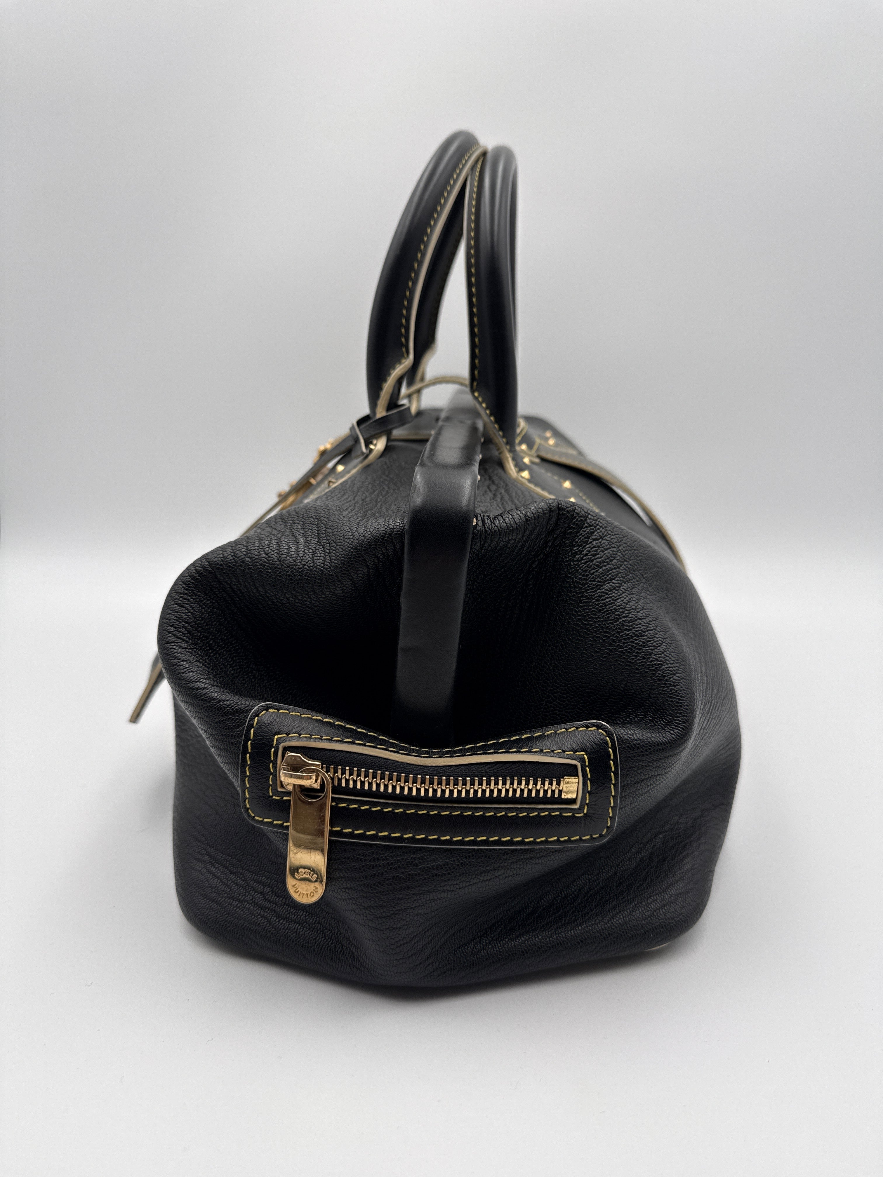 Louis Vuitton Angenieux GM Borsa in Pelle Nera Louis vuitton