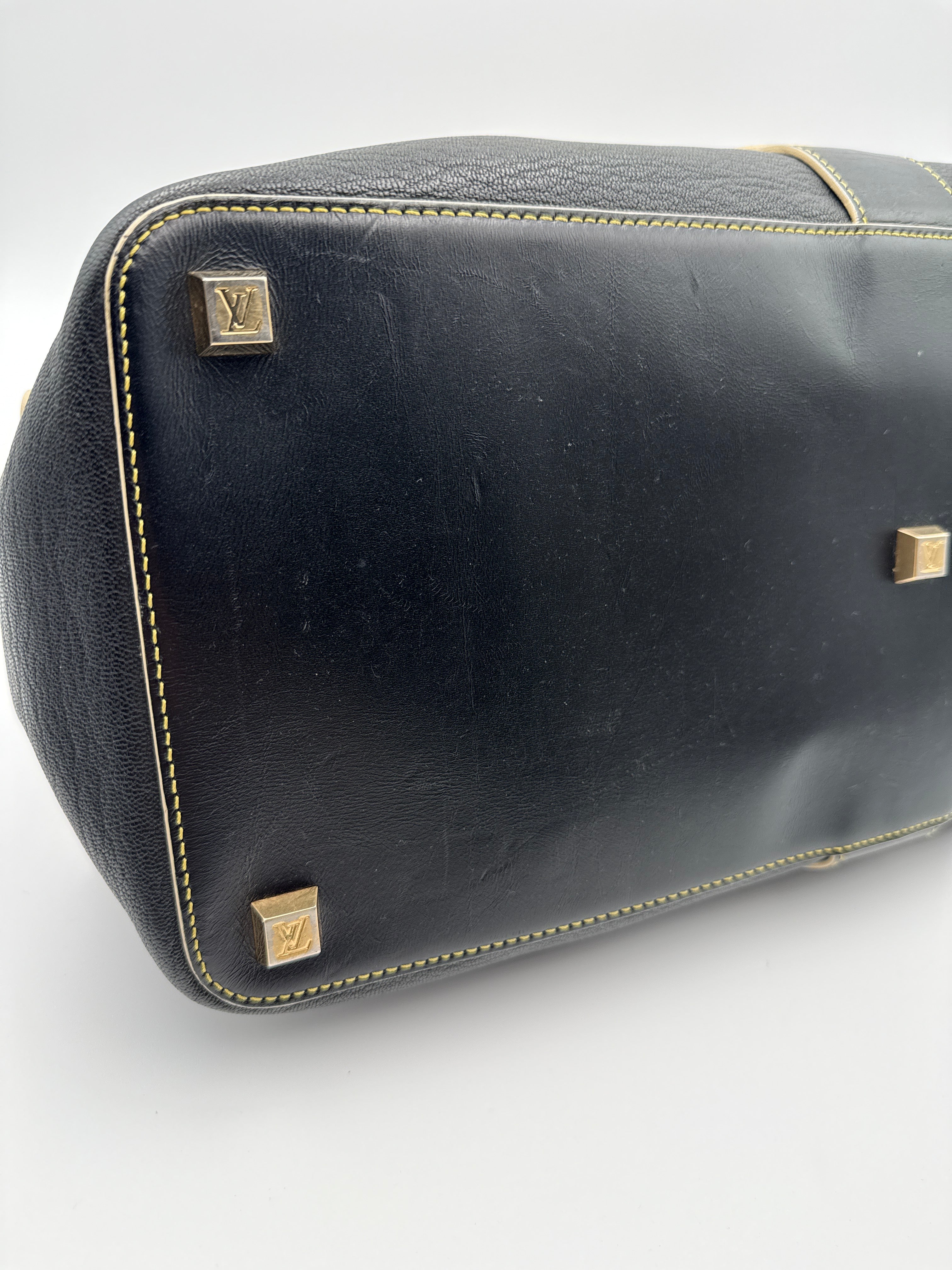 Louis Vuitton Angenieux GM Borsa in Pelle Nera Louis vuitton