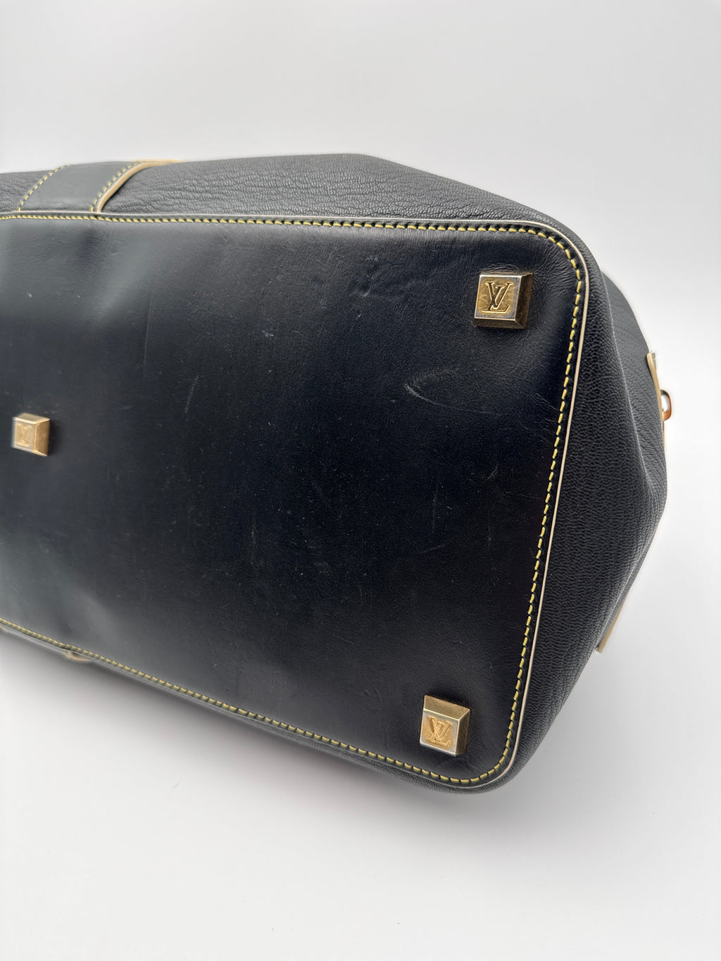 Louis Vuitton Angenieux GM Borsa in Pelle Nera Louis vuitton