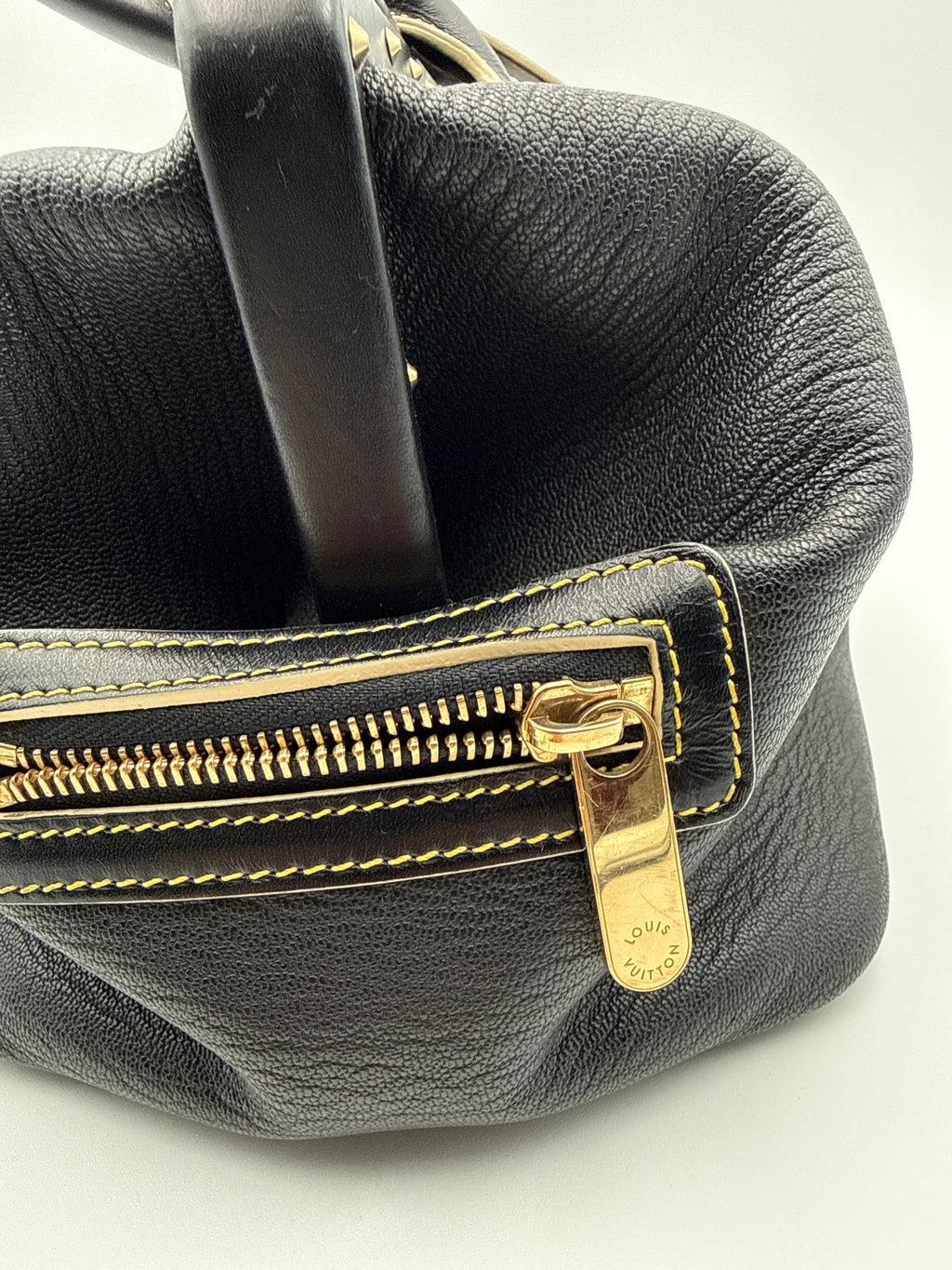 Louis Vuitton Angenieux GM Borsa in Pelle Nera Louis vuitton