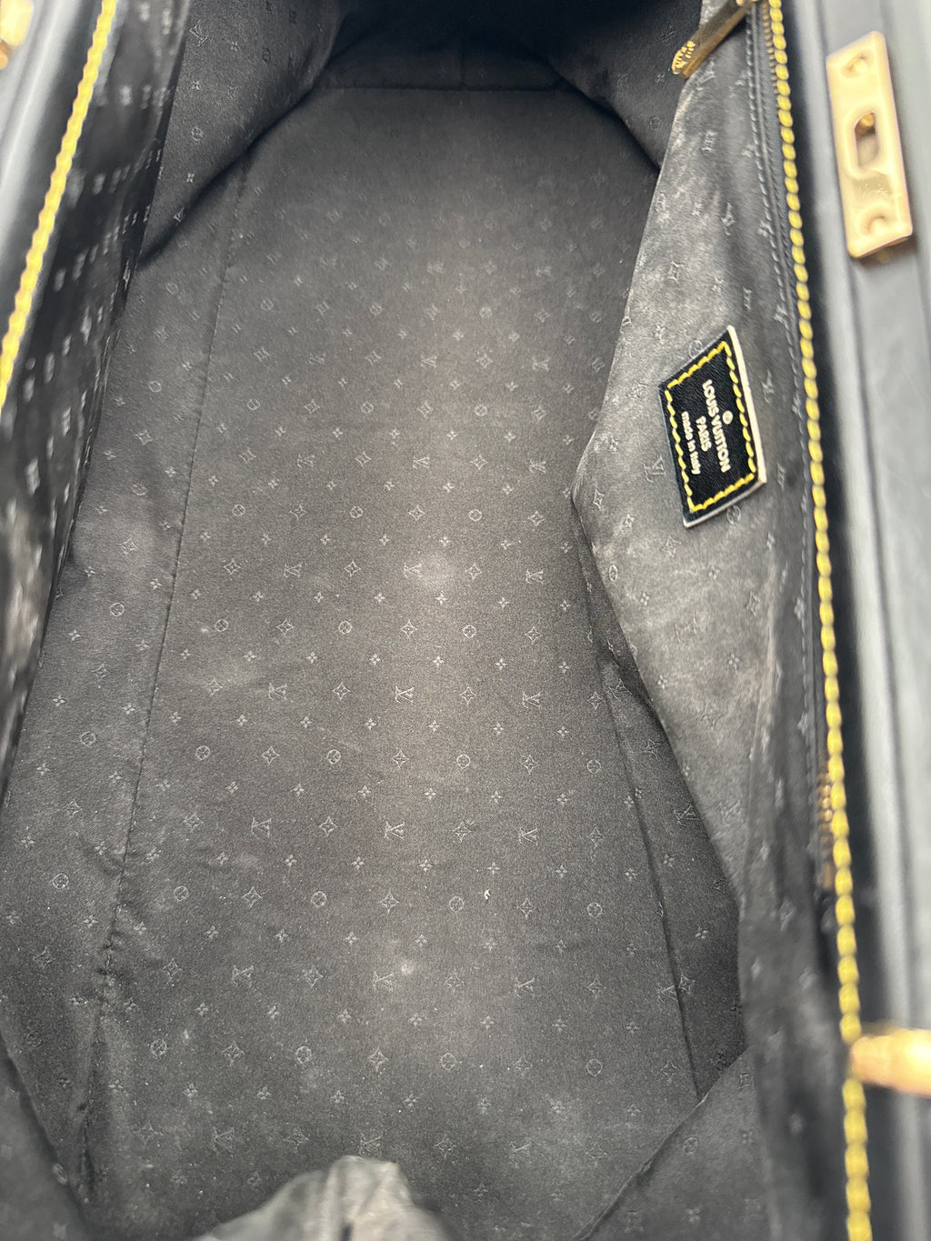 Louis Vuitton Angenieux GM Borsa in Pelle Nera Louis vuitton