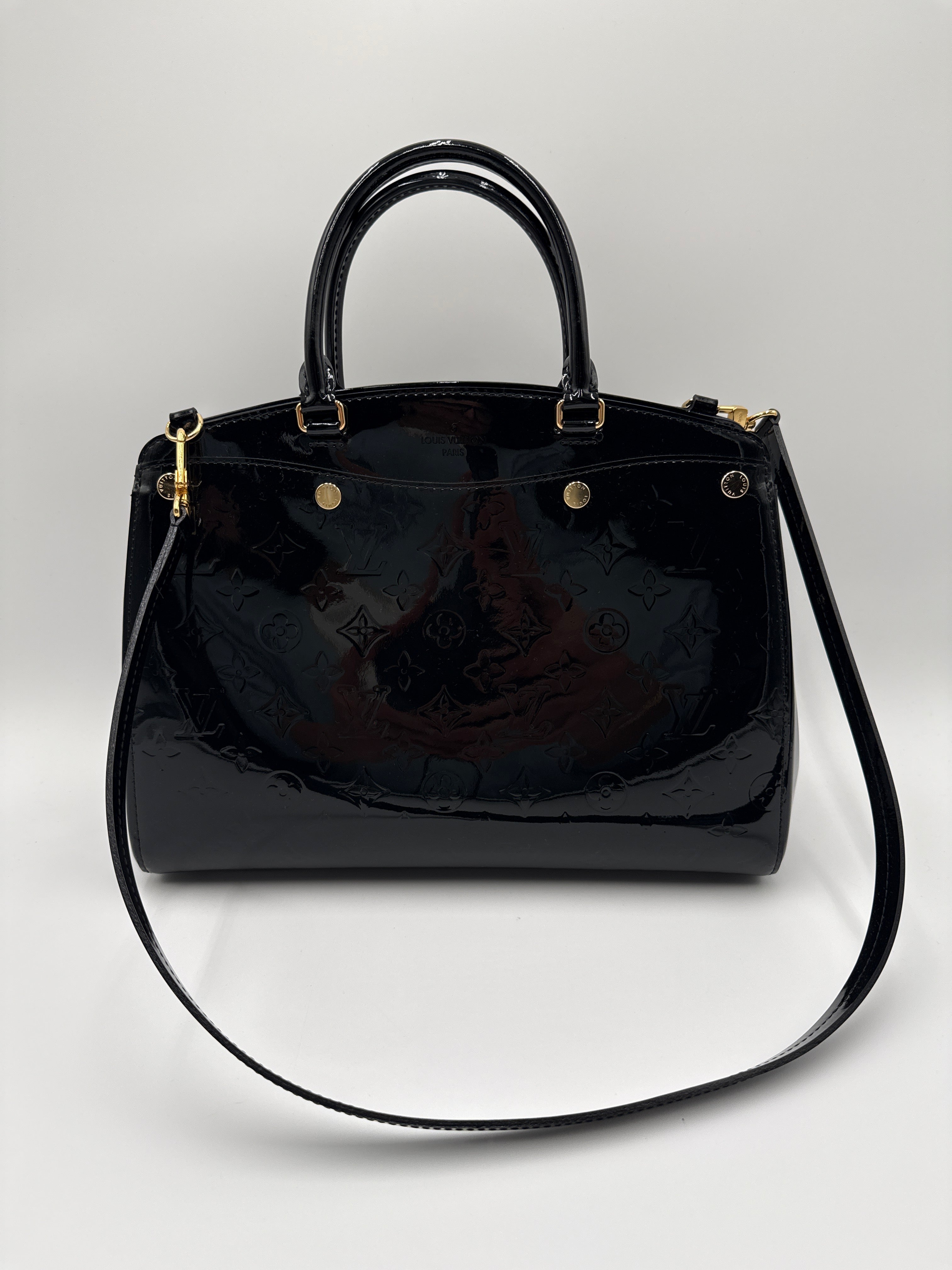 Louis Vuitton Borsa Brea MM Vernice Nera Louis vuitton