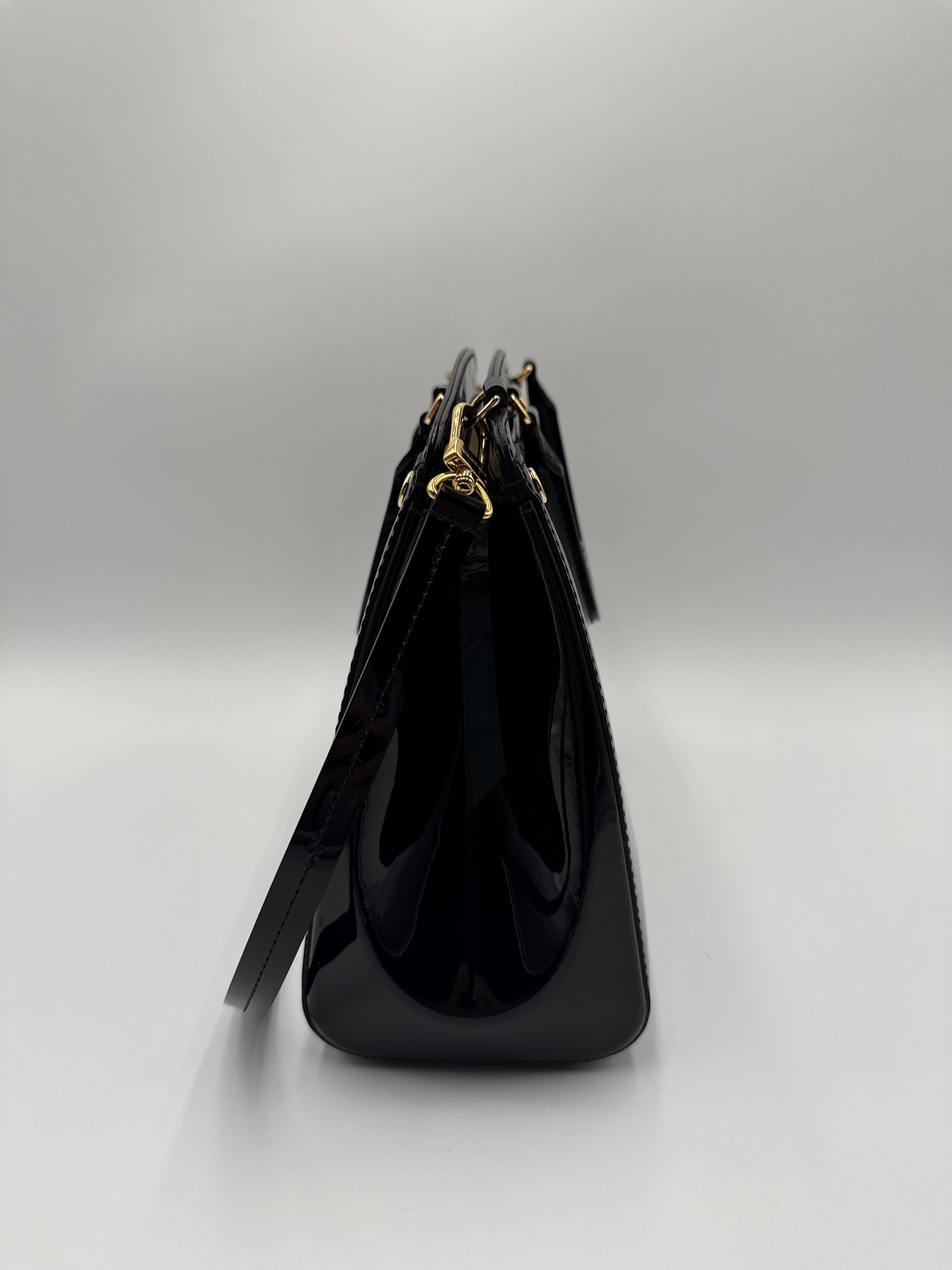 Louis Vuitton Borsa Brea MM Vernice Nera Louis vuitton