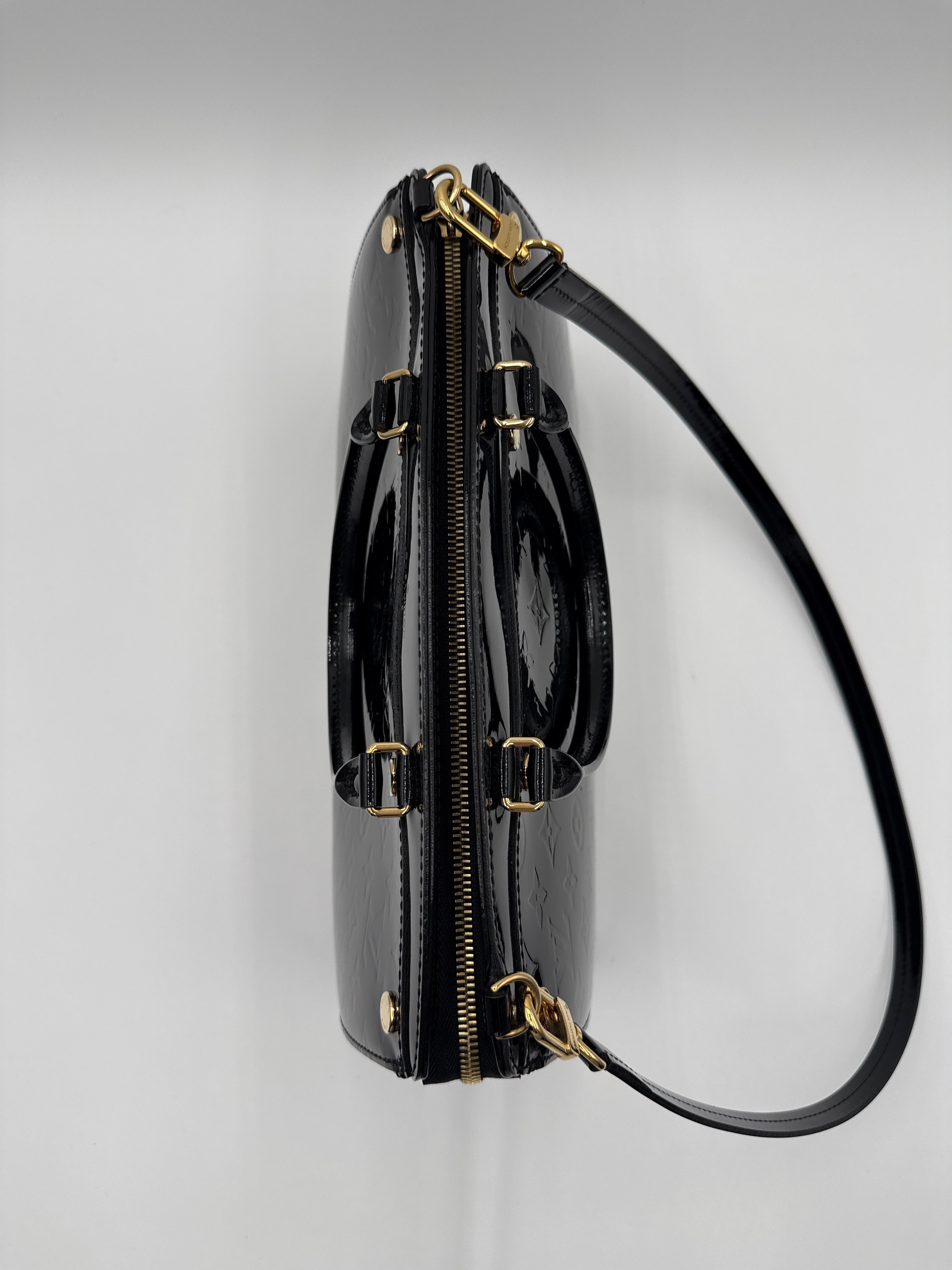 Louis Vuitton Borsa Brea MM Vernice Nera Louis vuitton