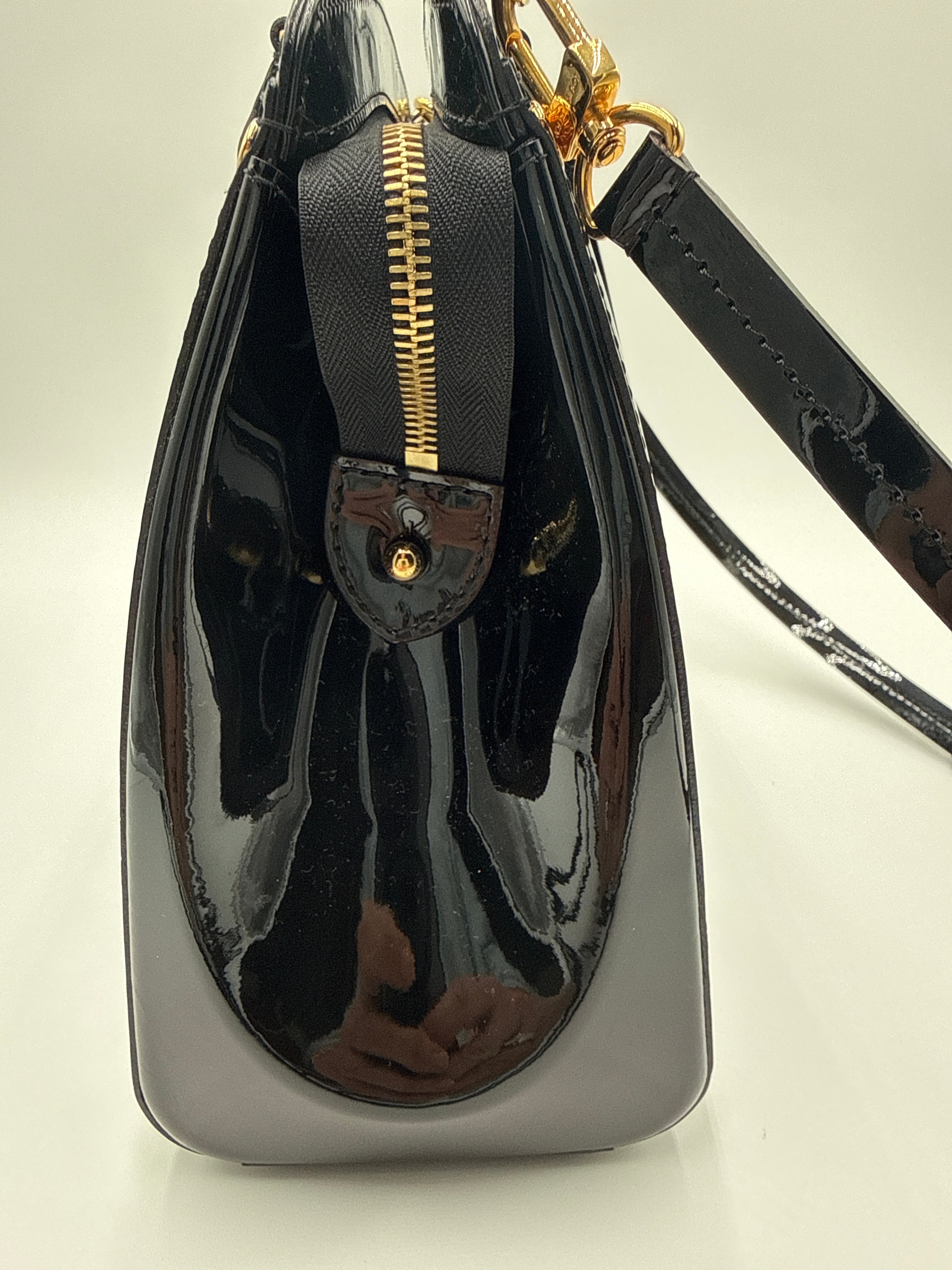 Louis Vuitton Borsa Brea MM Vernice Nera Louis vuitton