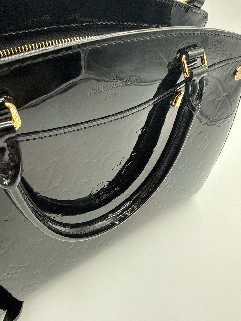 Louis Vuitton Borsa Brea MM Vernice Nera Louis vuitton