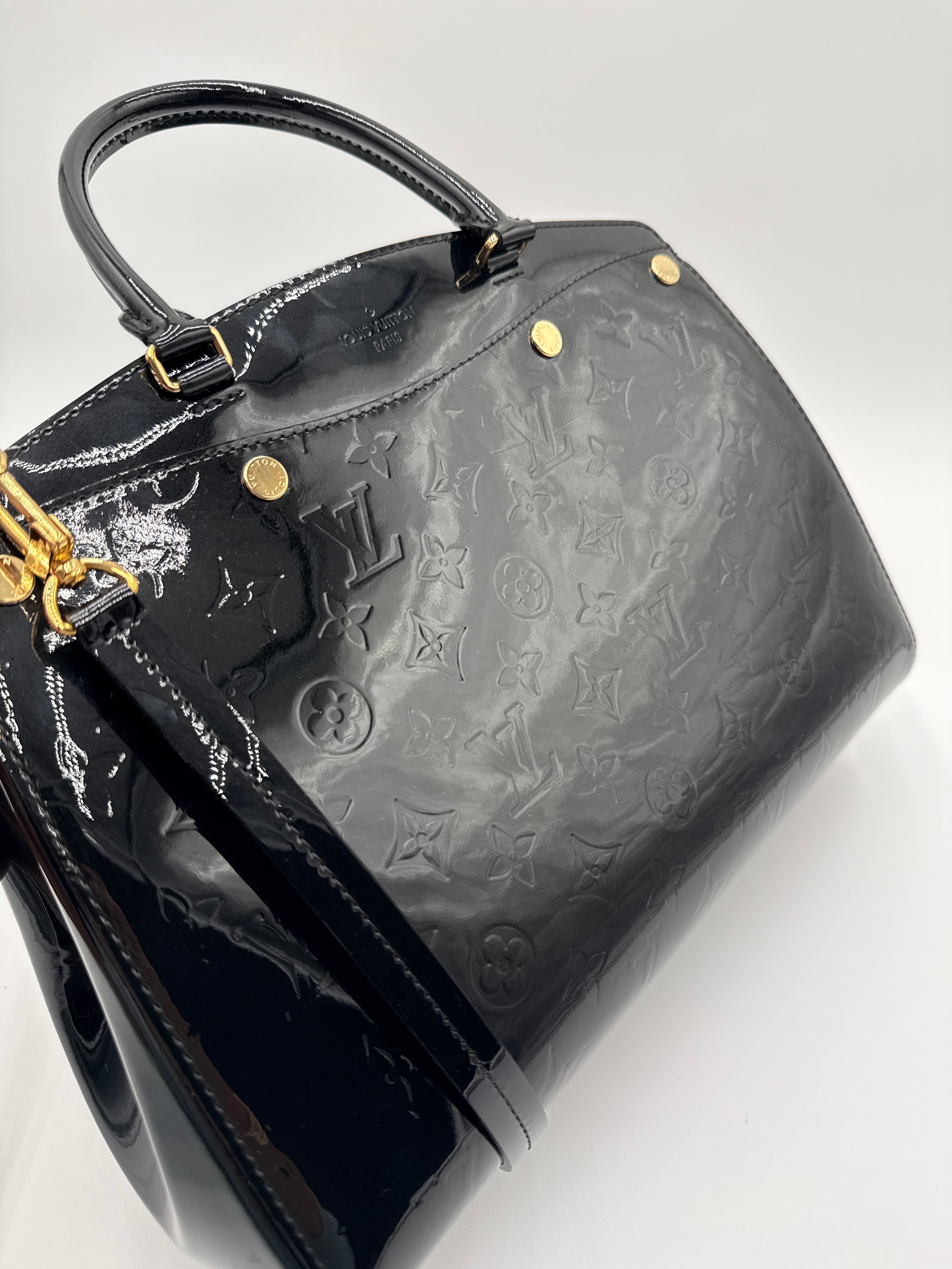 Louis Vuitton Borsa Brea MM Vernice Nera Louis vuitton