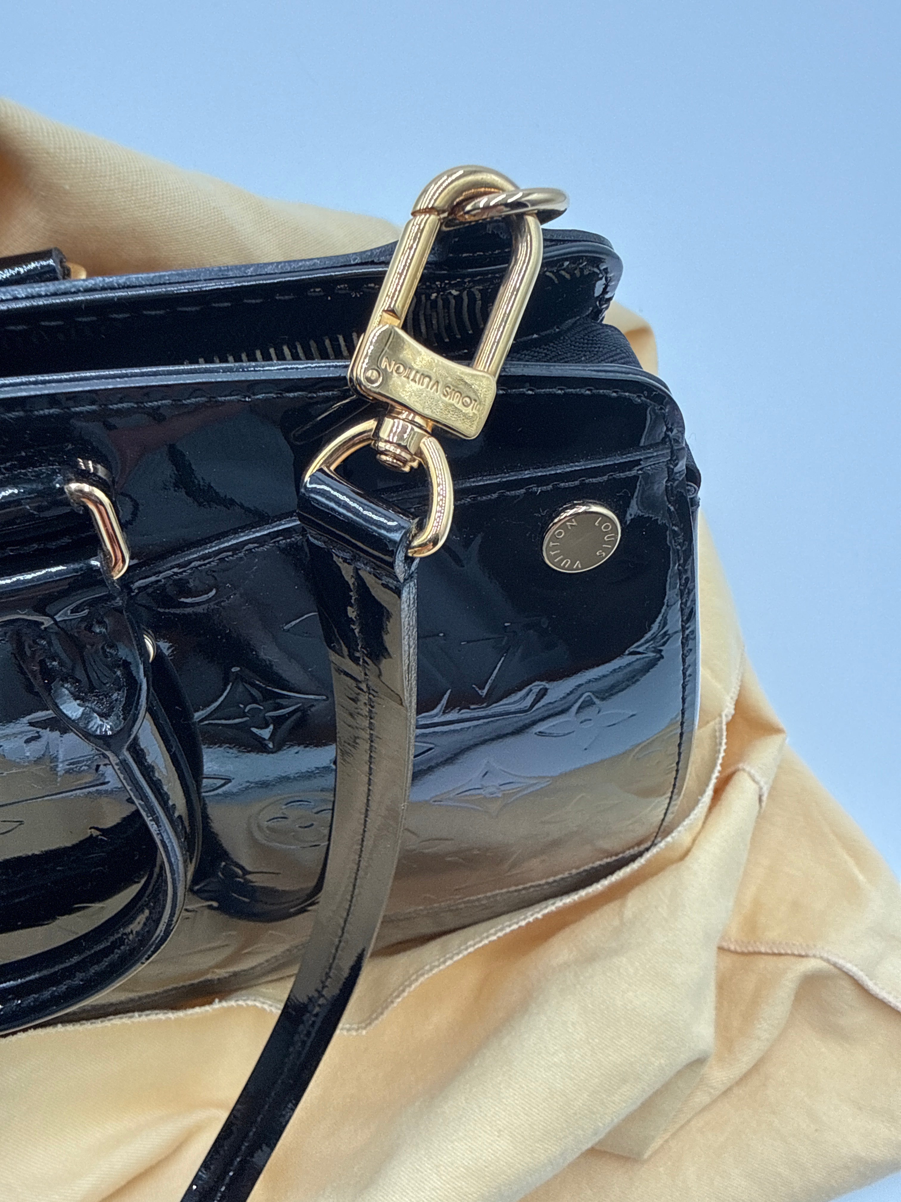 Louis Vuitton Borsa Brea MM Vernice Nera Louis vuitton