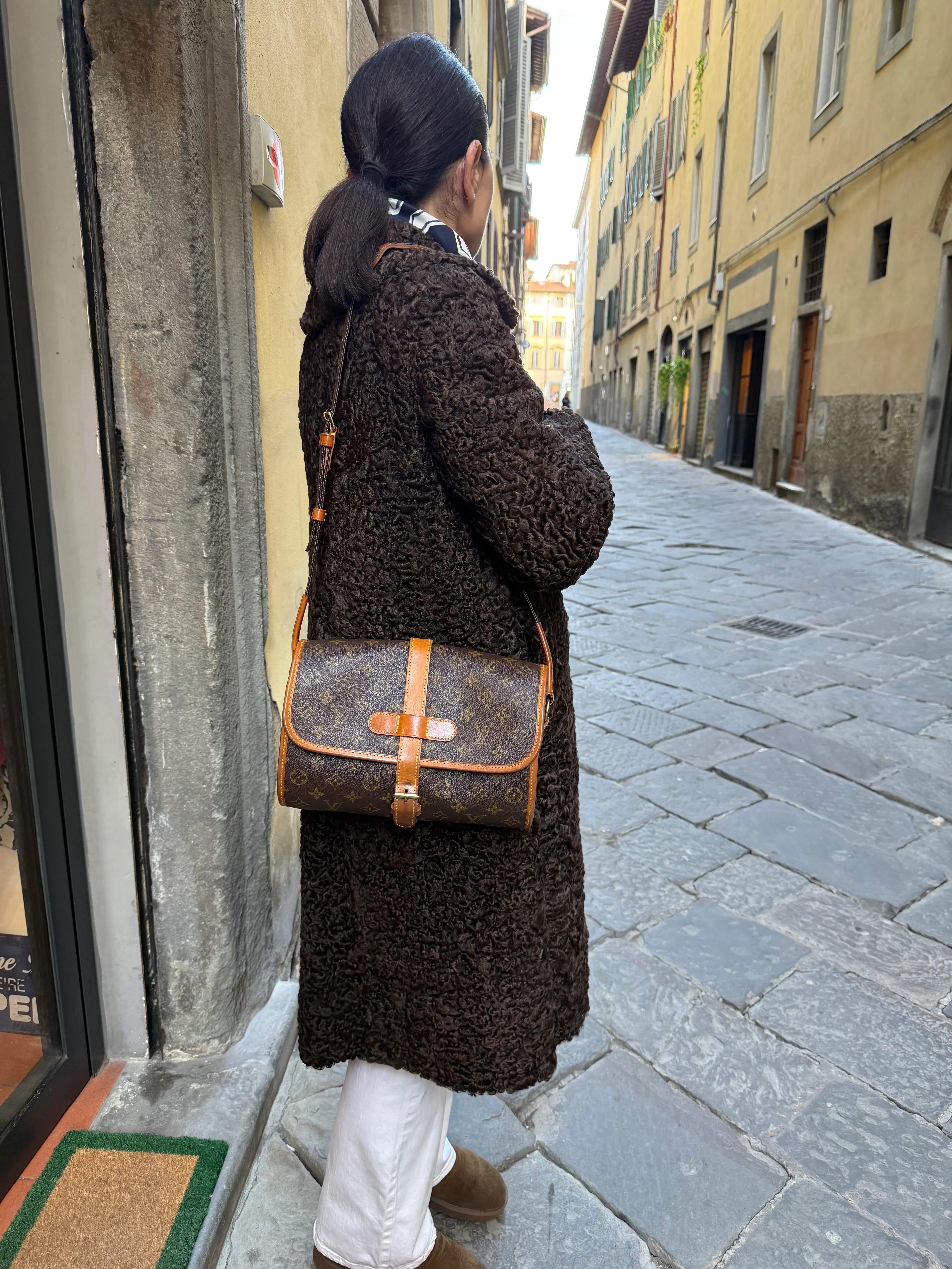 Louis Vuitton Borsa Marne Vintage Marrone - Mercatino di Ninni