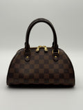 Louis Vuitton Borsa Ribera Mini in Tela Damier Ébène Marrone - Mercatino di Ninni
