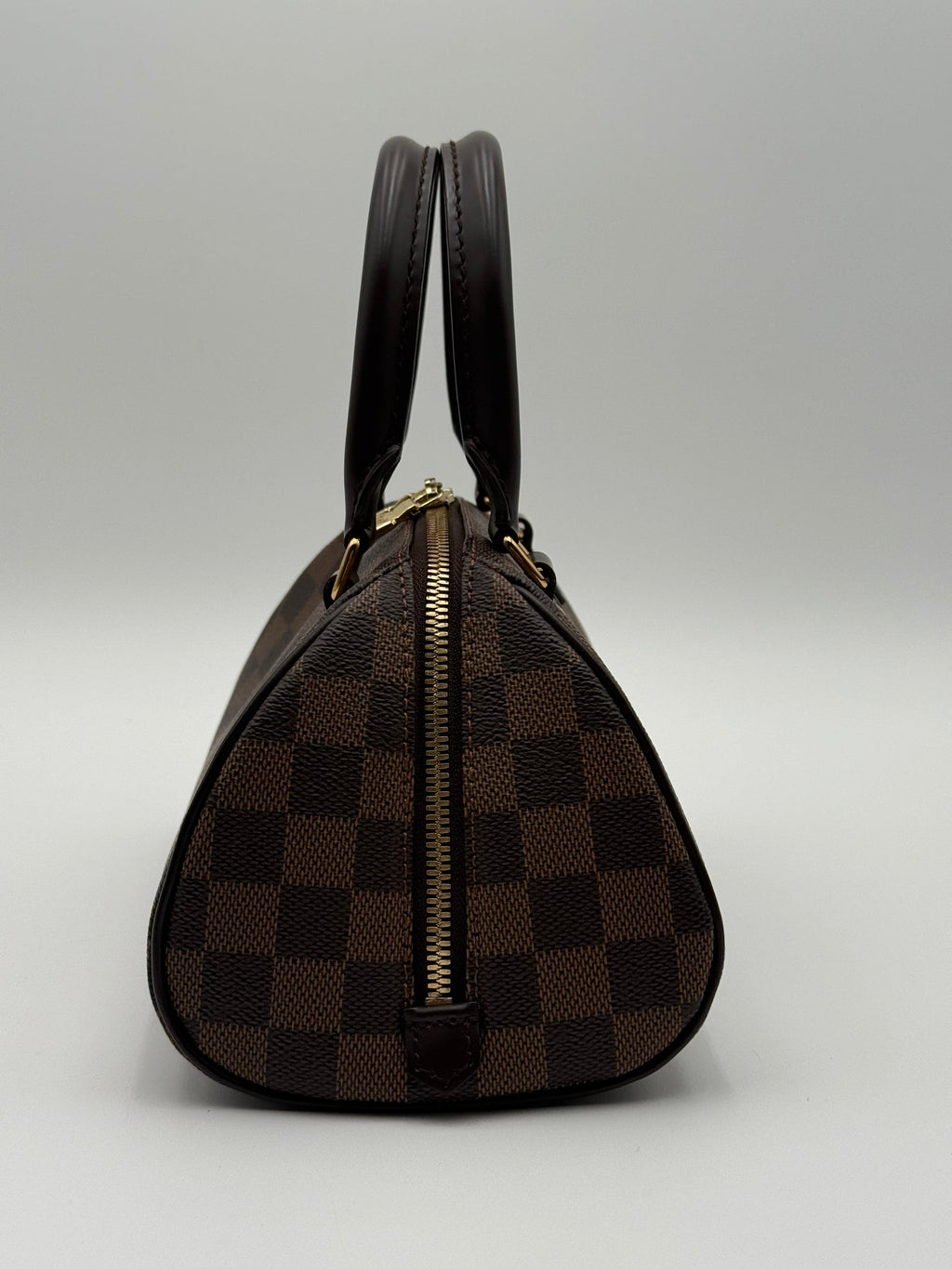Louis Vuitton Borsa Ribera Mini in Tela Damier Ébène Marrone - Mercatino di Ninni