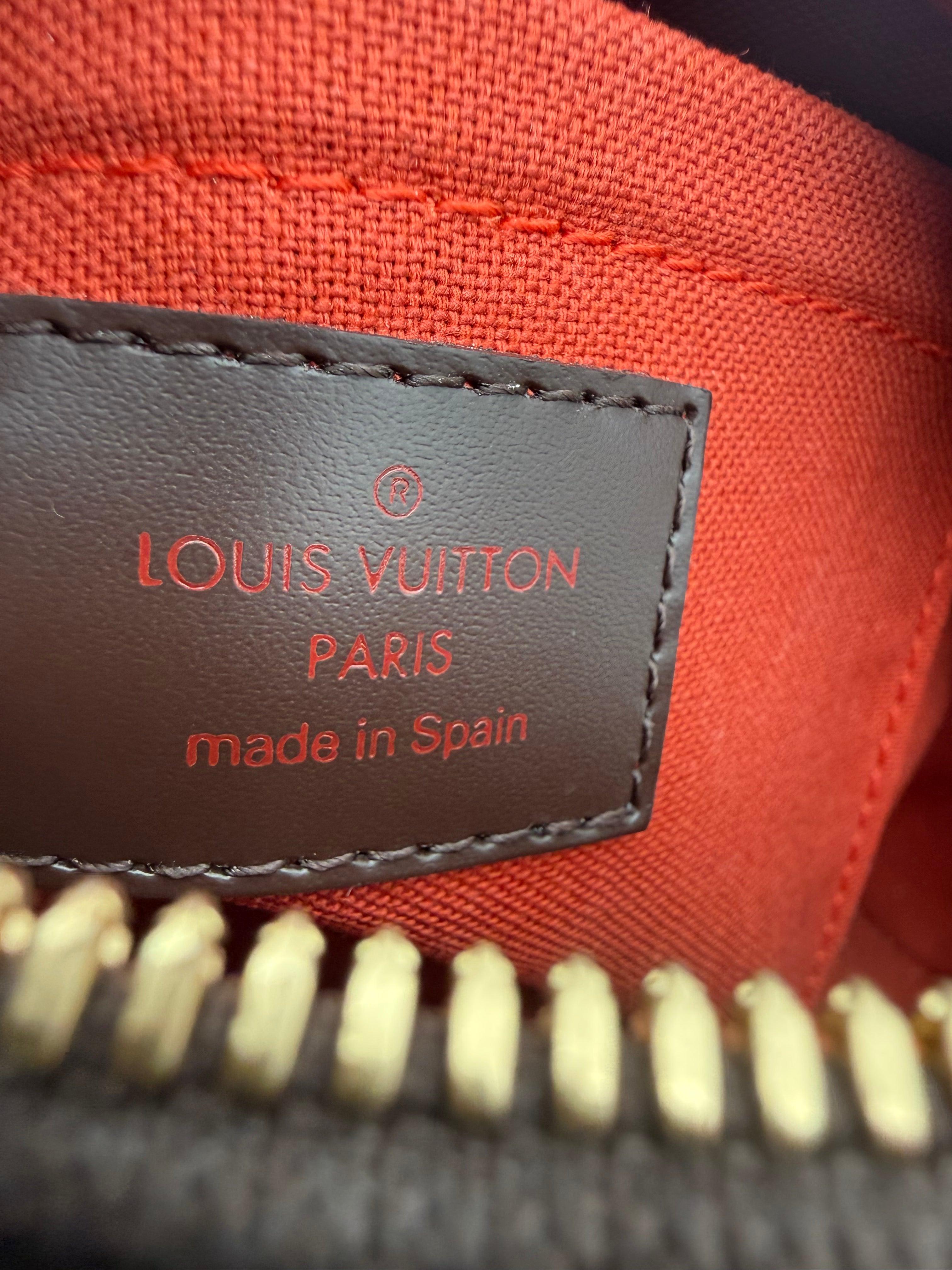 Louis Vuitton Borsa Ribera Mini in Tela Damier Ébène Marrone - Mercatino di Ninni