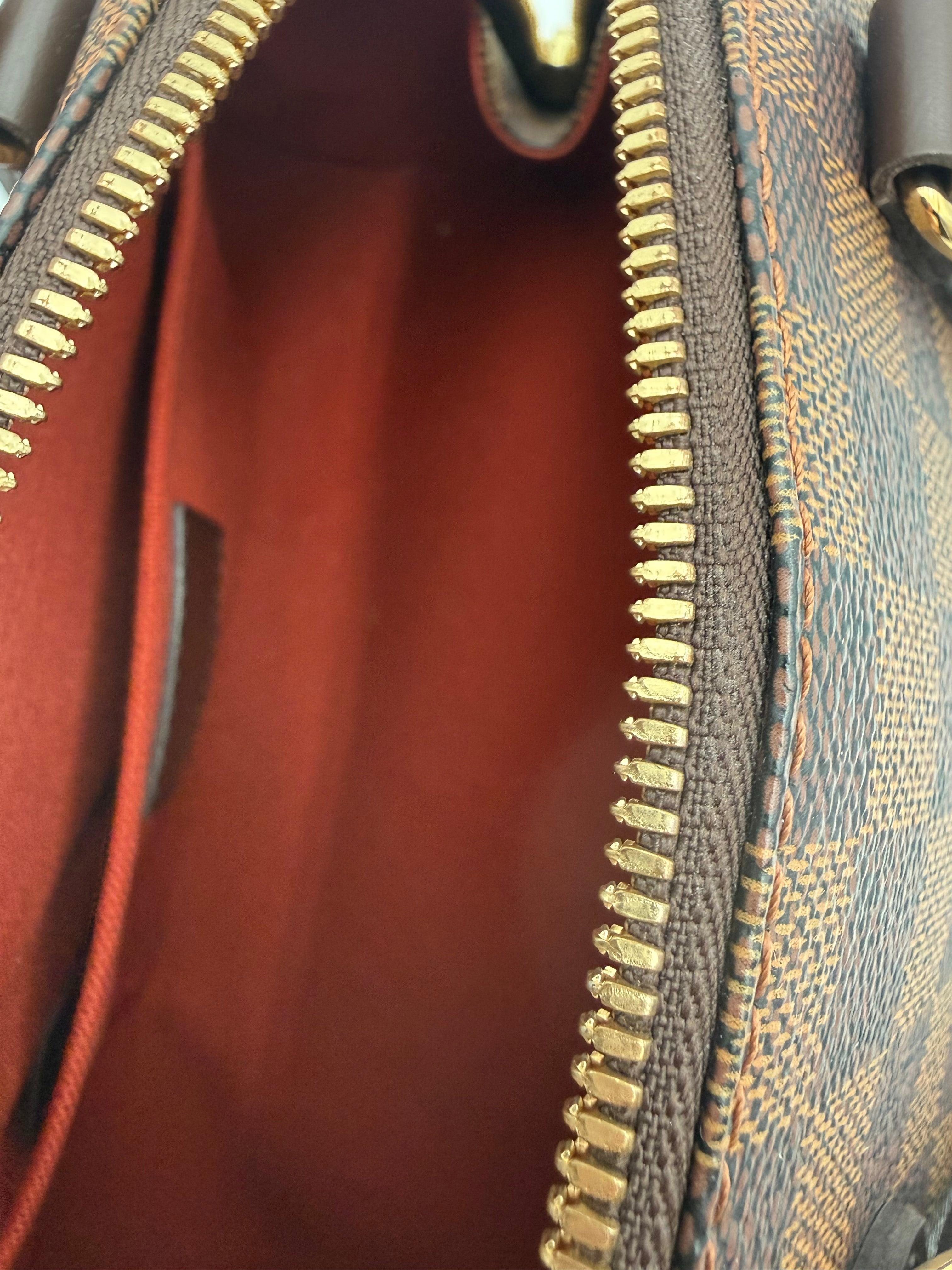 Louis Vuitton Borsa Ribera Mini in Tela Damier Ébène Marrone - Mercatino di Ninni