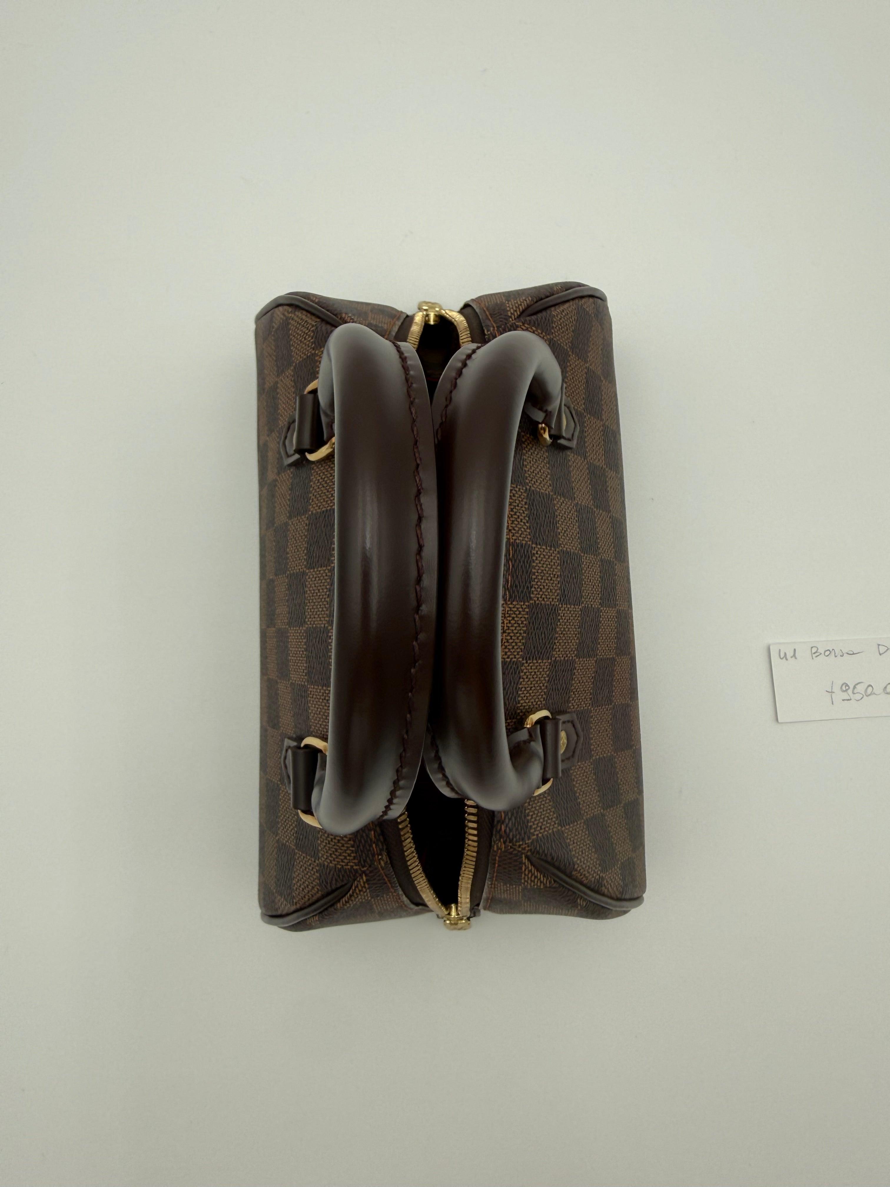 Louis Vuitton Borsa Ribera Mini in Tela Damier Ébène Marrone - Mercatino di Ninni