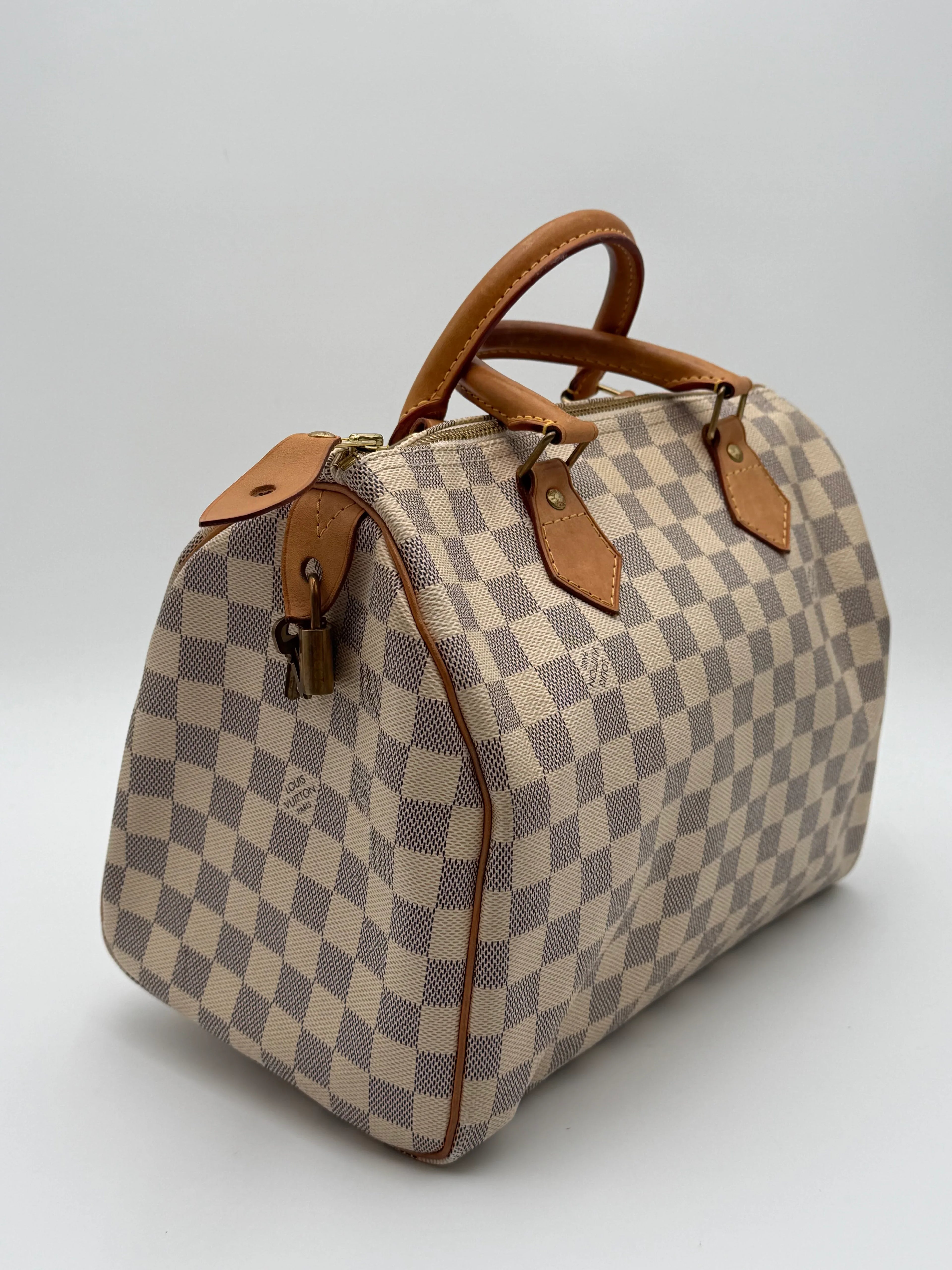 Louis-Vuitton-Borsa-Speedy-Damier-Vintage-Avorio-e-Beige-Mercatino-di-Ninni-71546040320349 - Mercatino di Ninni