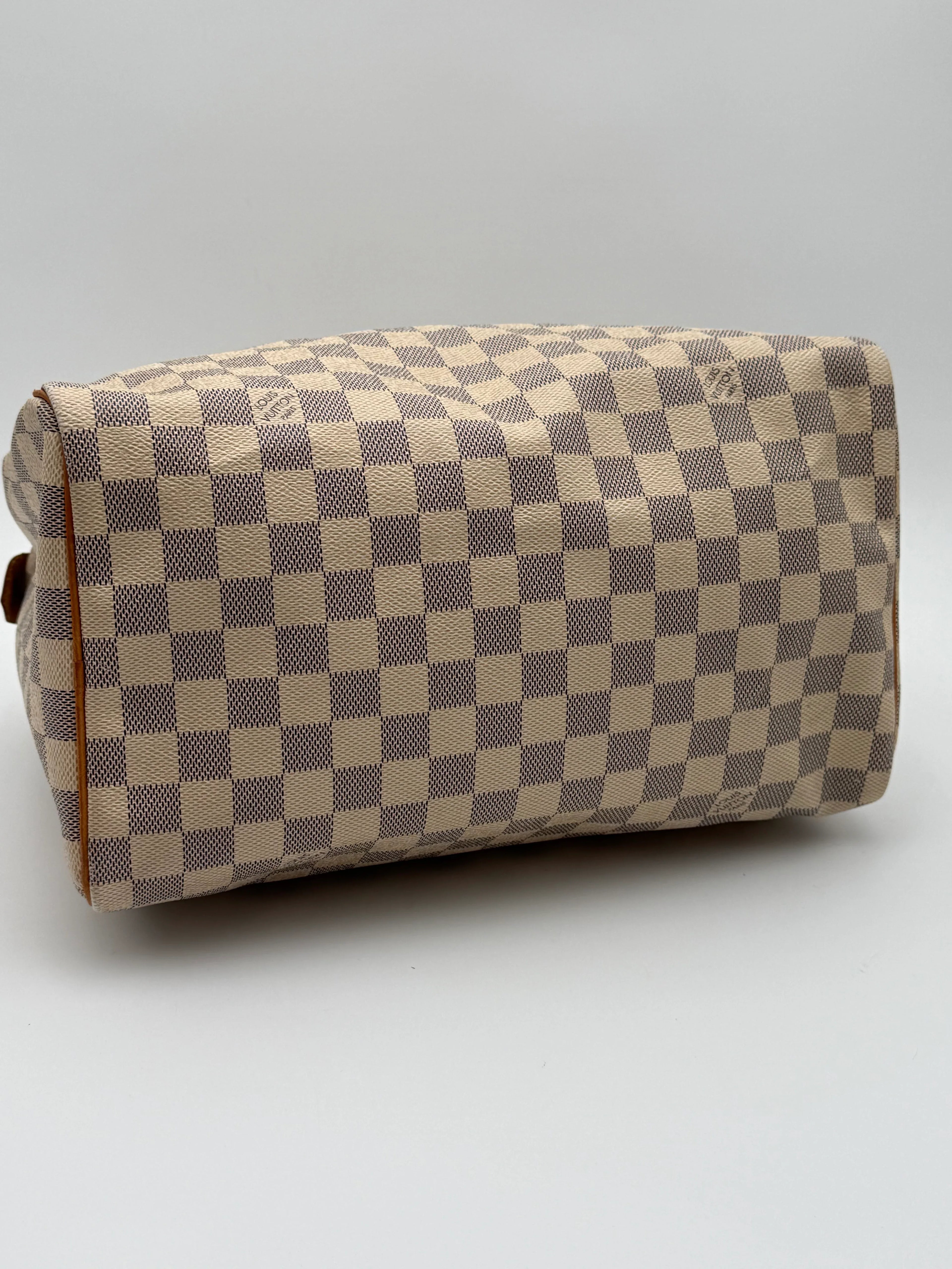 Louis-Vuitton-Borsa-Speedy-Damier-Vintage-Avorio-e-Beige-Mercatino-di-Ninni-71546049757533 - Mercatino di Ninni