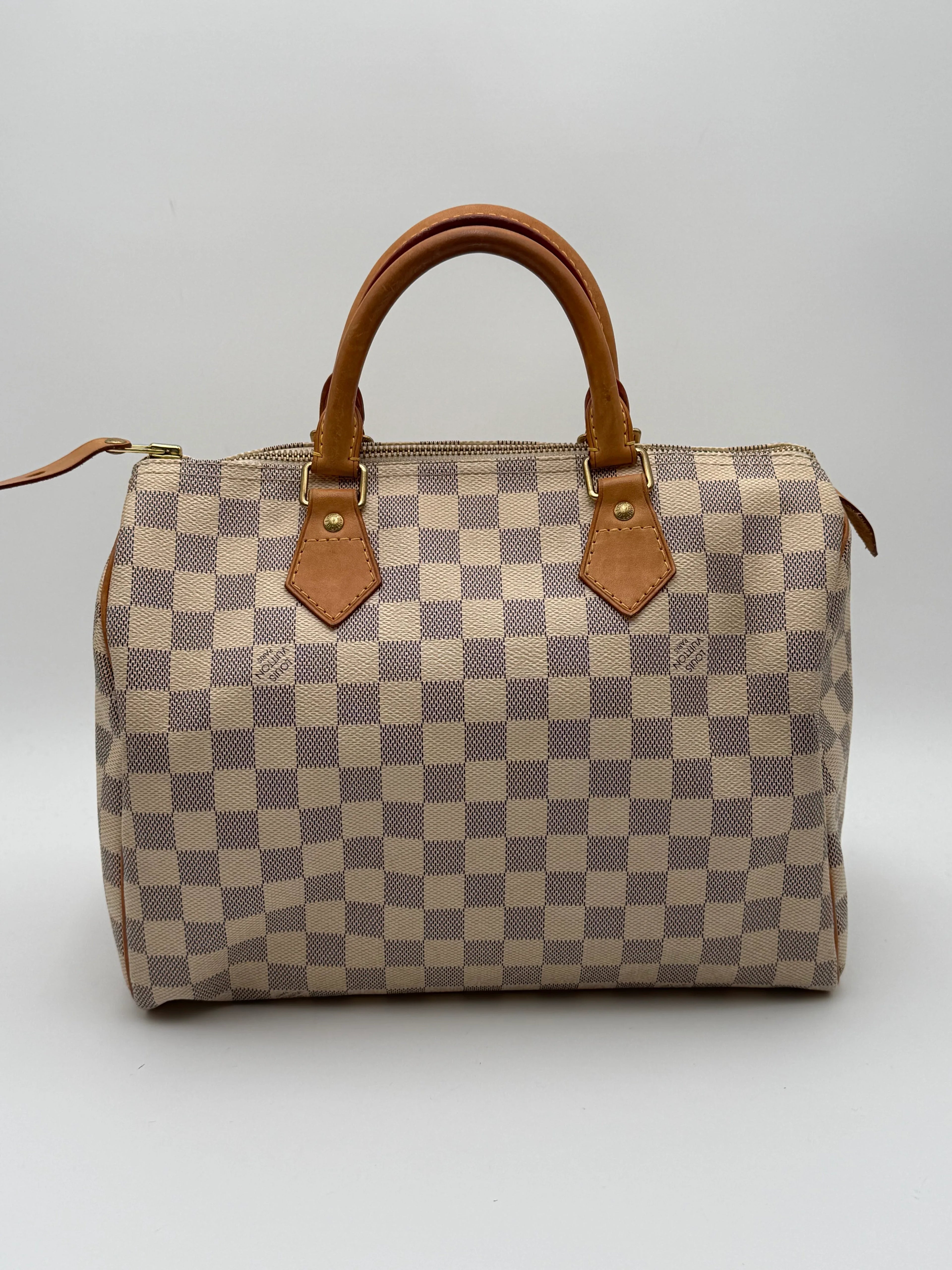 Louis-Vuitton-Borsa-Speedy-Damier-Vintage-Avorio-e-Beige-Mercatino-di-Ninni-71546040353117 - Mercatino di Ninni