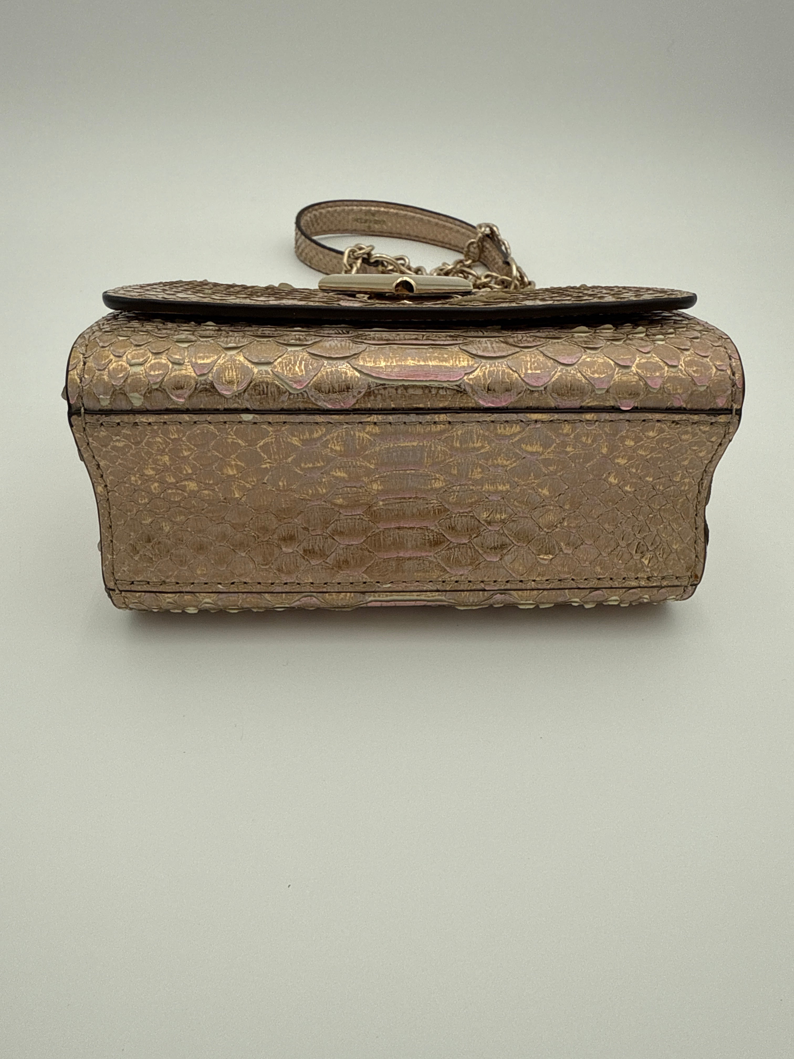 Louis Vuitton Borsa Twist Mini in Pelle di Pitone Rosa Louis vuitton