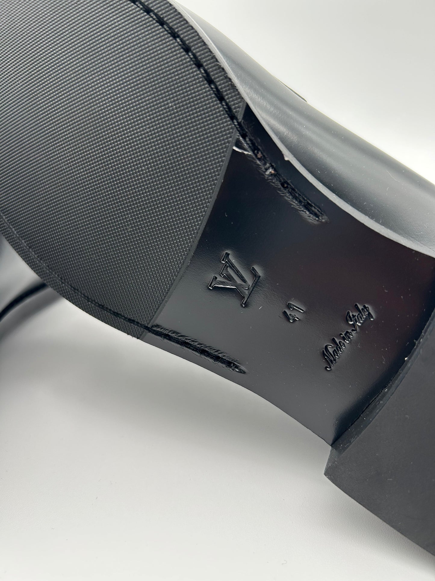 Louis Vuitton Mocassini Uniform in Pelle Nera Louis vuitton