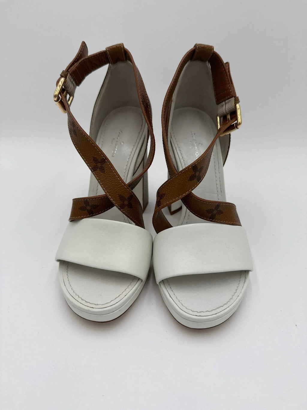 Louis Vuitton Sandali Bicolore Pelle Biana