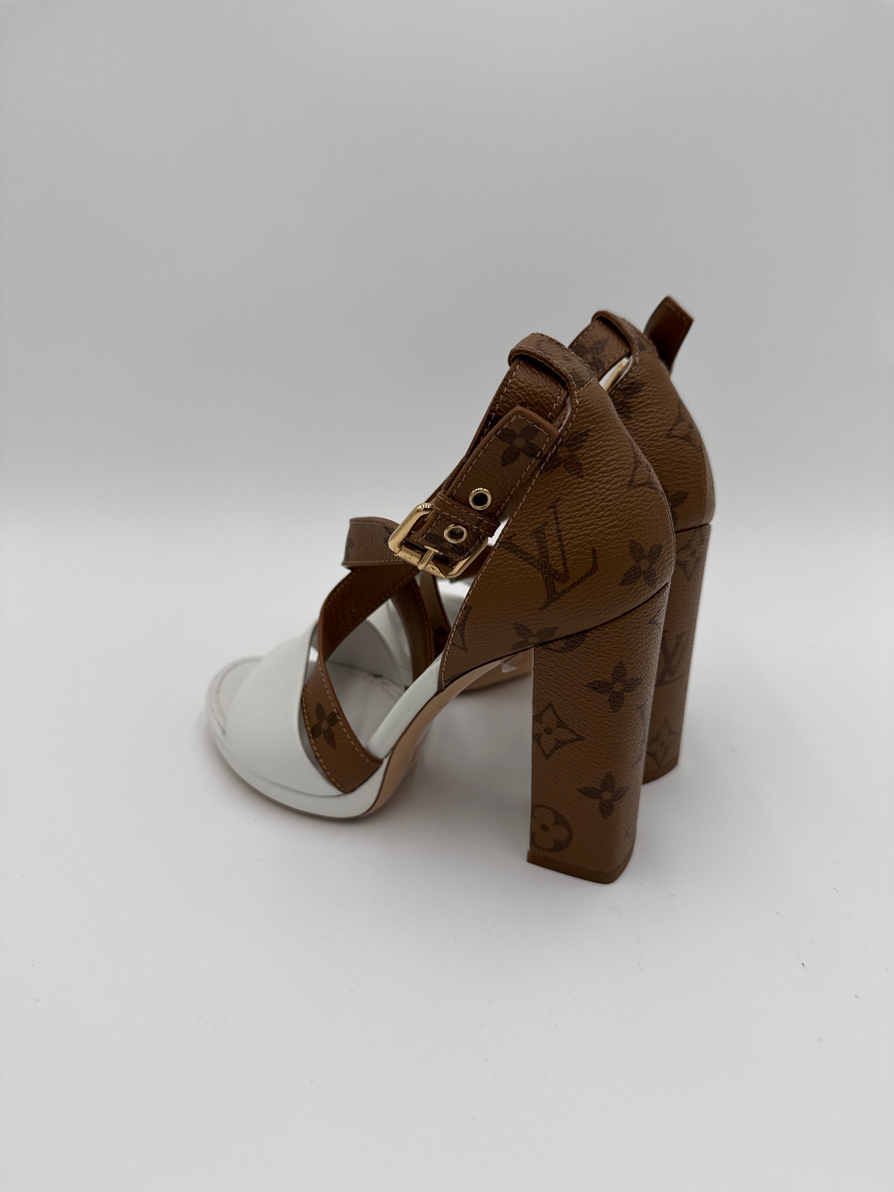 Louis Vuitton Sandali Bicolore Pelle Biana Louis vuitton