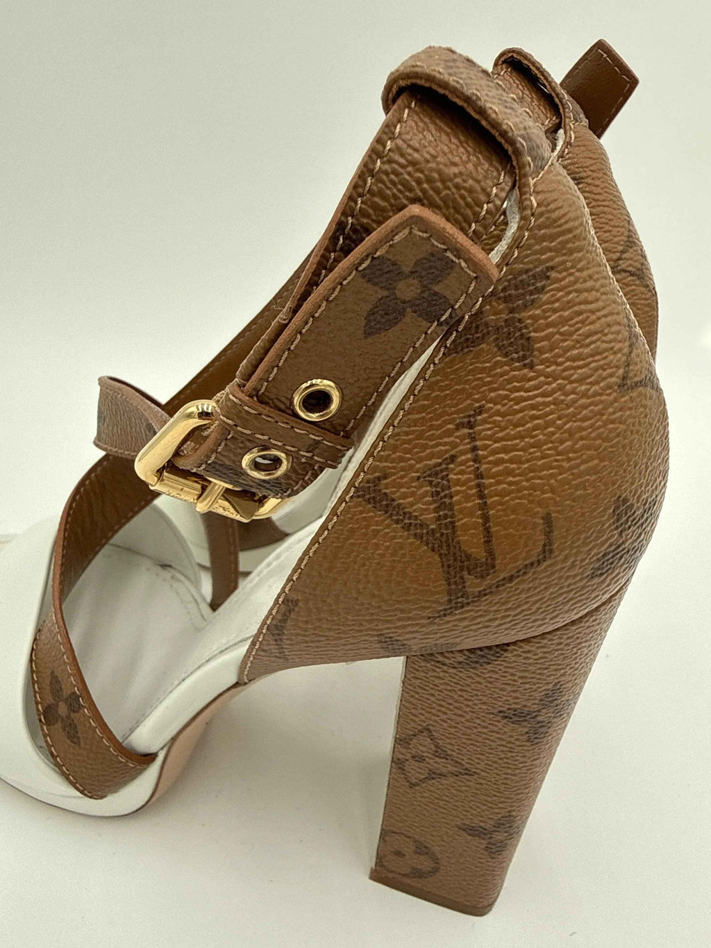 Louis Vuitton Sandali Bicolore Pelle Biana