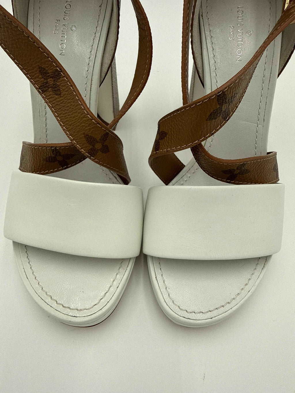 Louis Vuitton Sandali Bicolore Pelle Biana