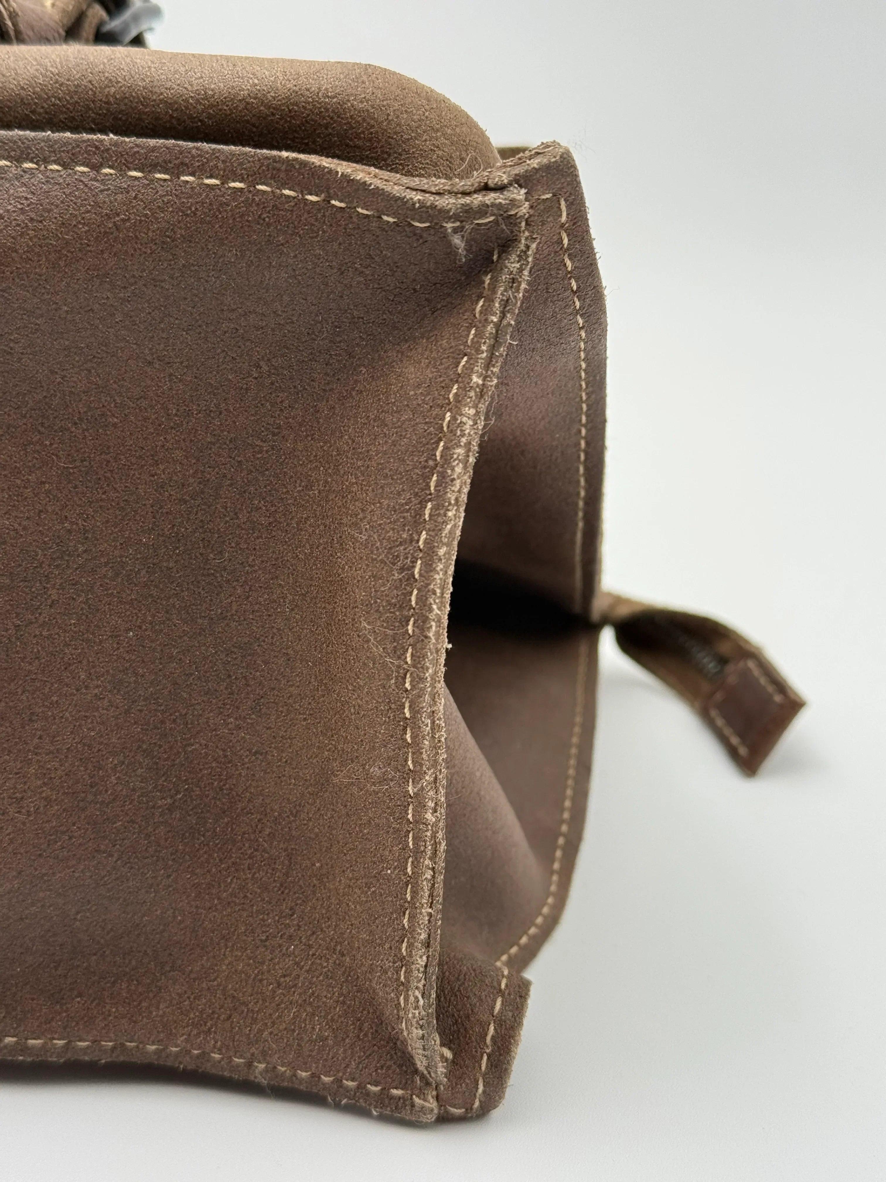 Miu-Miu-Borsa-Tote-Vintage-in-Pelle-Marrone-Mercatino-di-Ninni-71133827006813 - Mercatino di Ninni