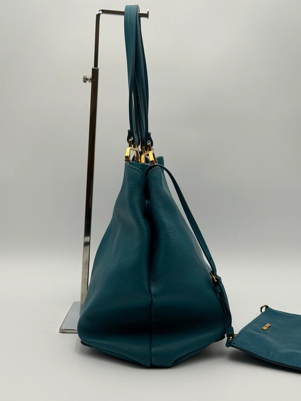 Miu Miu Borsa in Pelle Madras Blu Laguna - Mercatino di Ninni