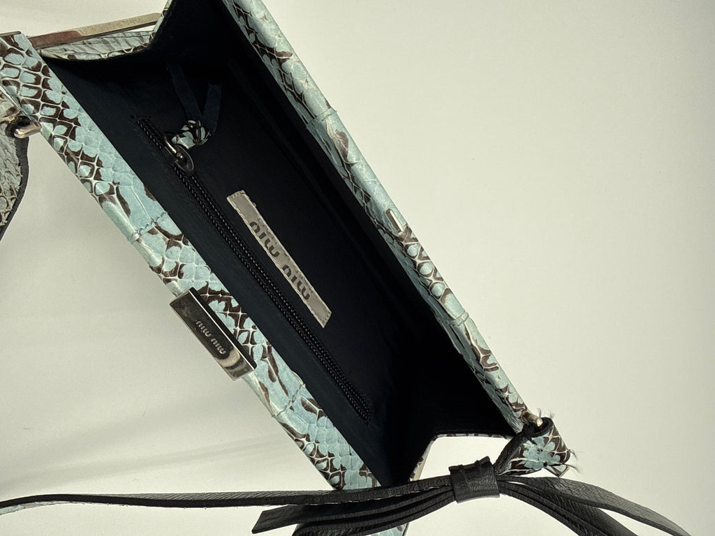 Miumiu Borsa Tracolla Pitone Miumiu