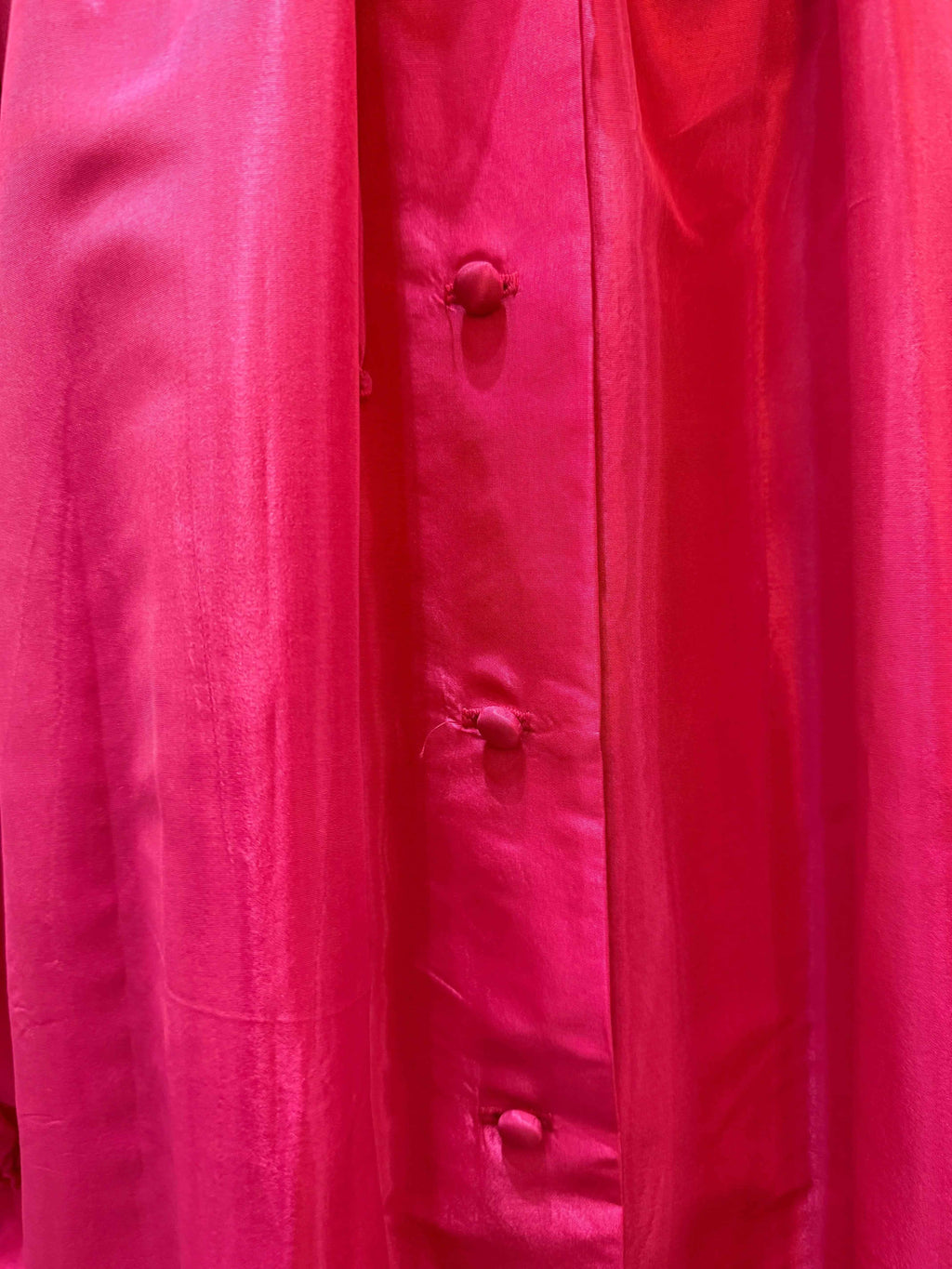 Oscar De La Renta Mantella Vintage in Seta Rosa