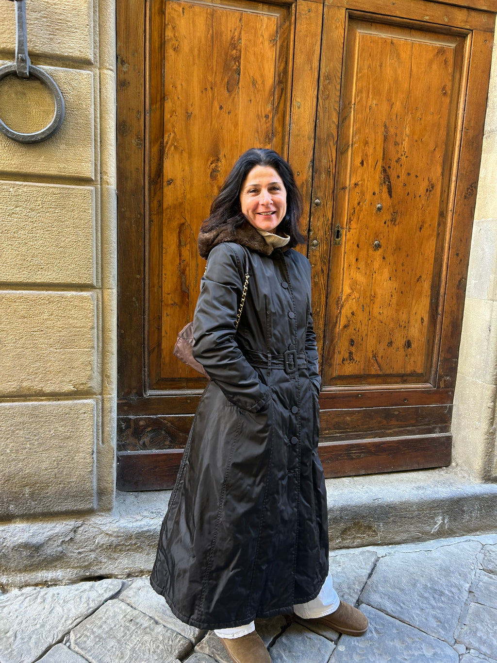 Prada Cappotto Impermeabile Marrone Prada