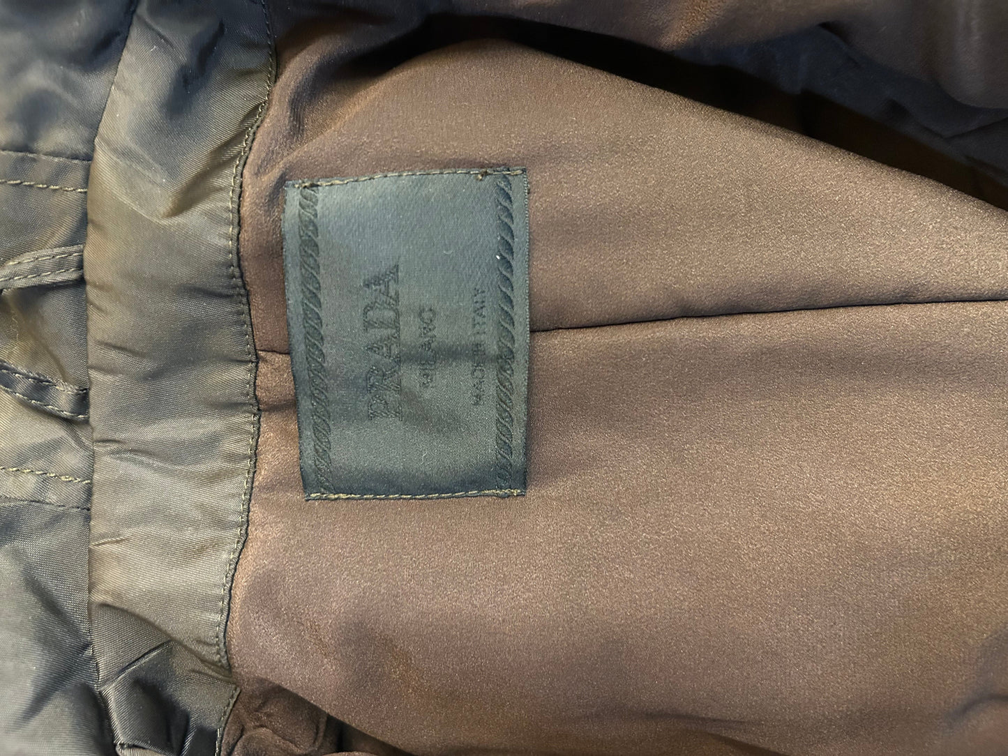 Prada Cappotto Impermeabile Marrone Prada