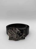 Prada Cintura Vintage in Pelle Saffiano con Drago Nera