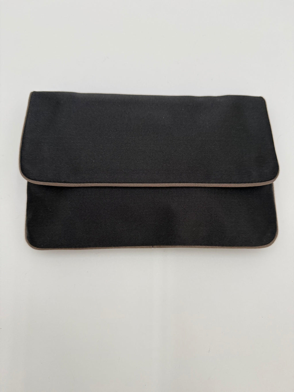Prada Pochette a Busta Vintage in Raso Grigio Scuro