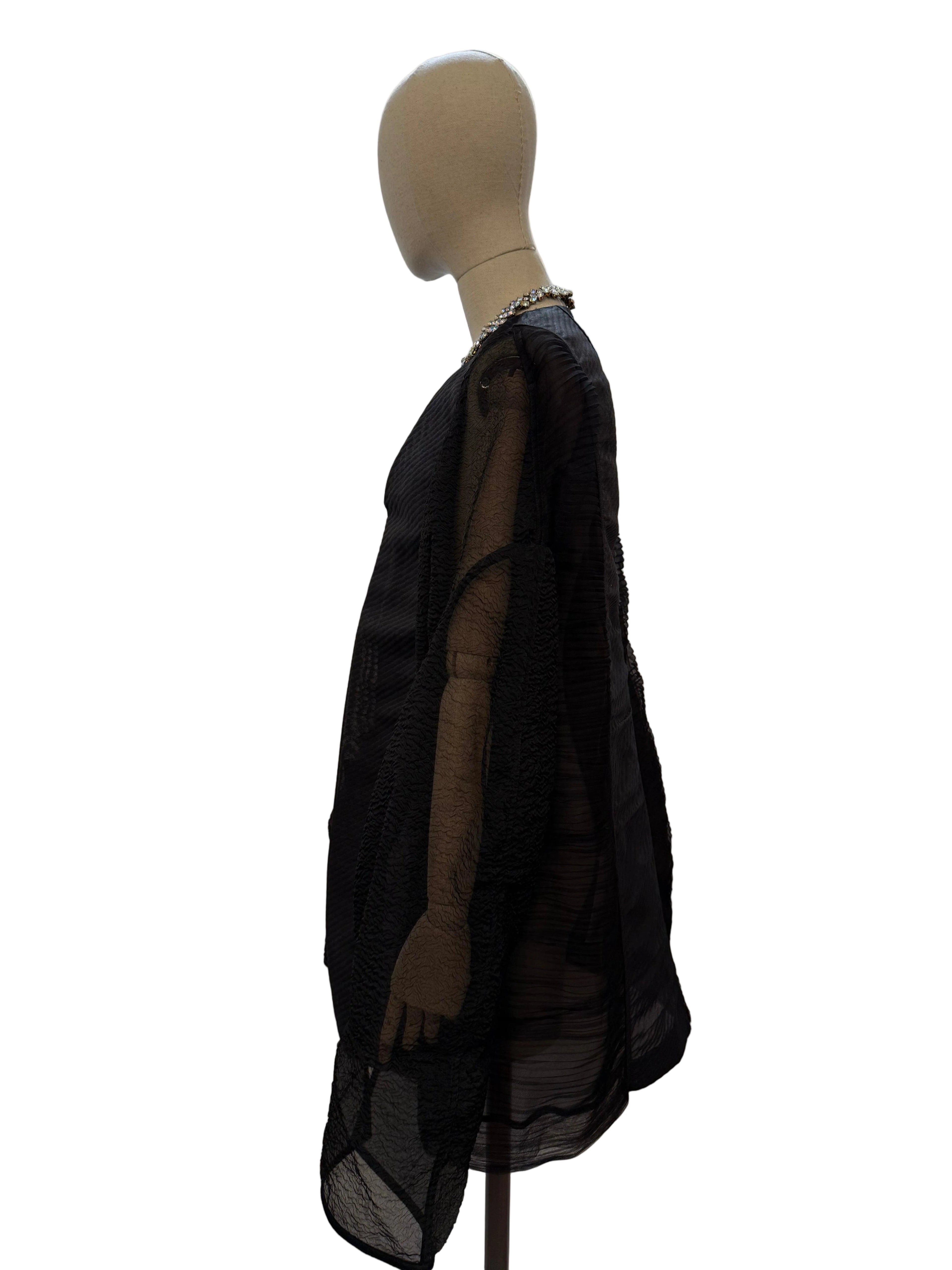 Rick Owens Giacca Vintage Seta Nera - Mercatino di Ninni