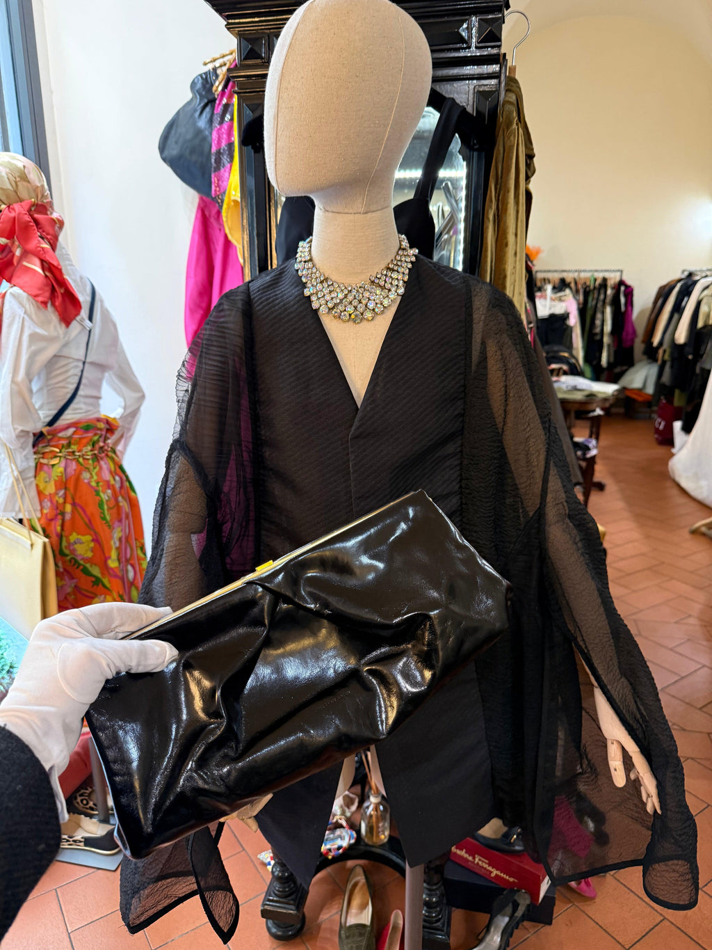 Rick Owens Giacca Vintage Seta Nera - Mercatino di Ninni