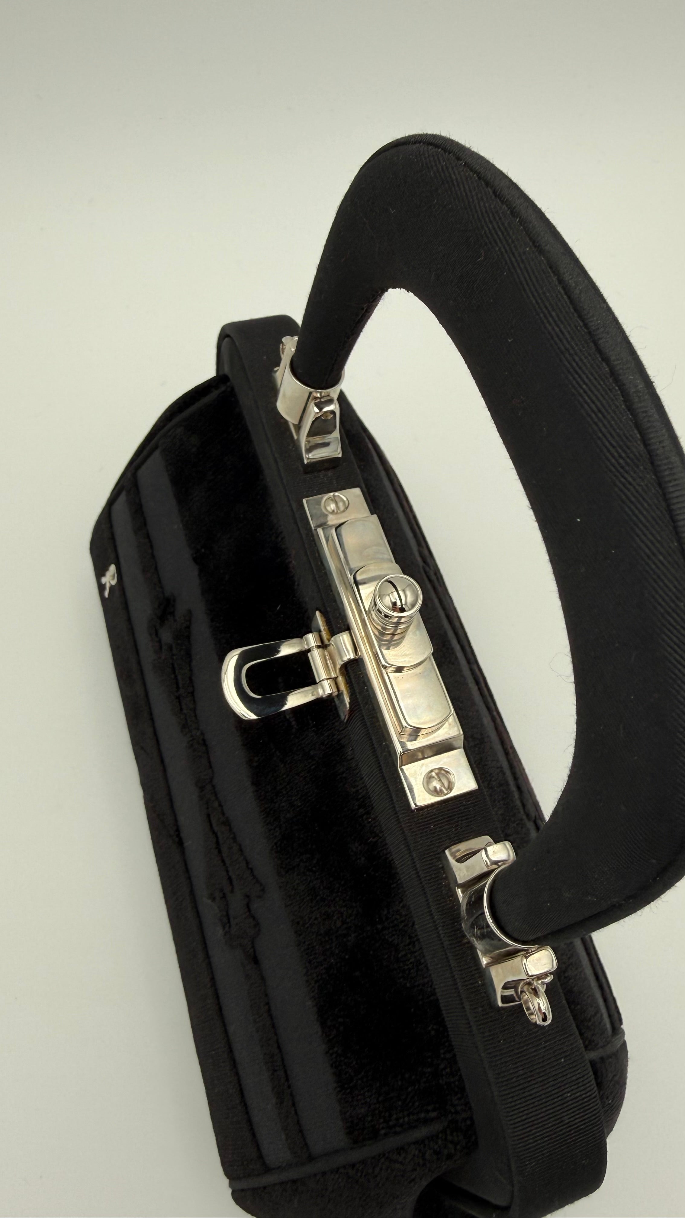 Roberta di Camerino Borsa Baghonghi in Velluto Nera - Mercatino di Ninni