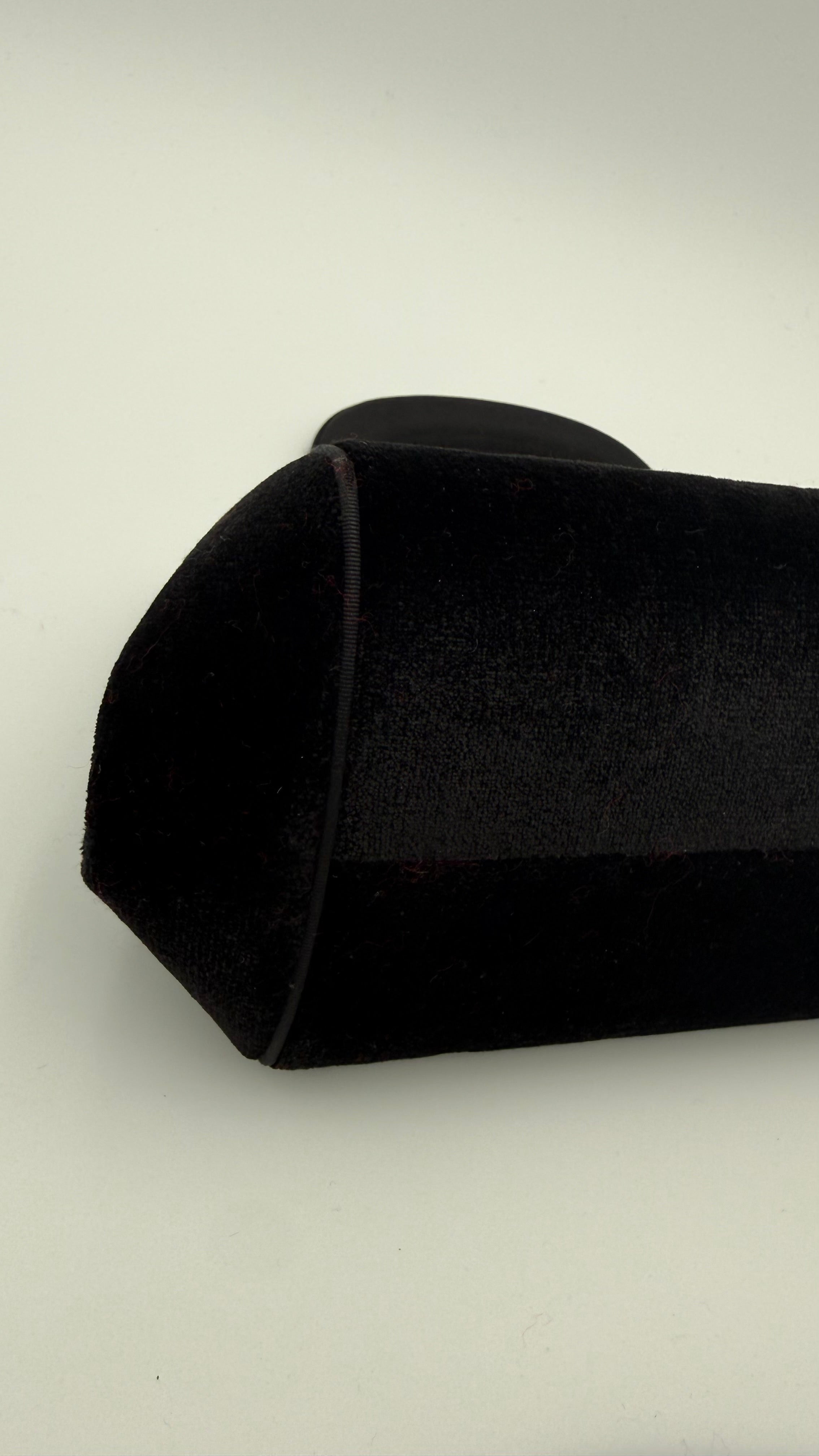 Roberta di Camerino Borsa Baghonghi in Velluto Nera - Mercatino di Ninni