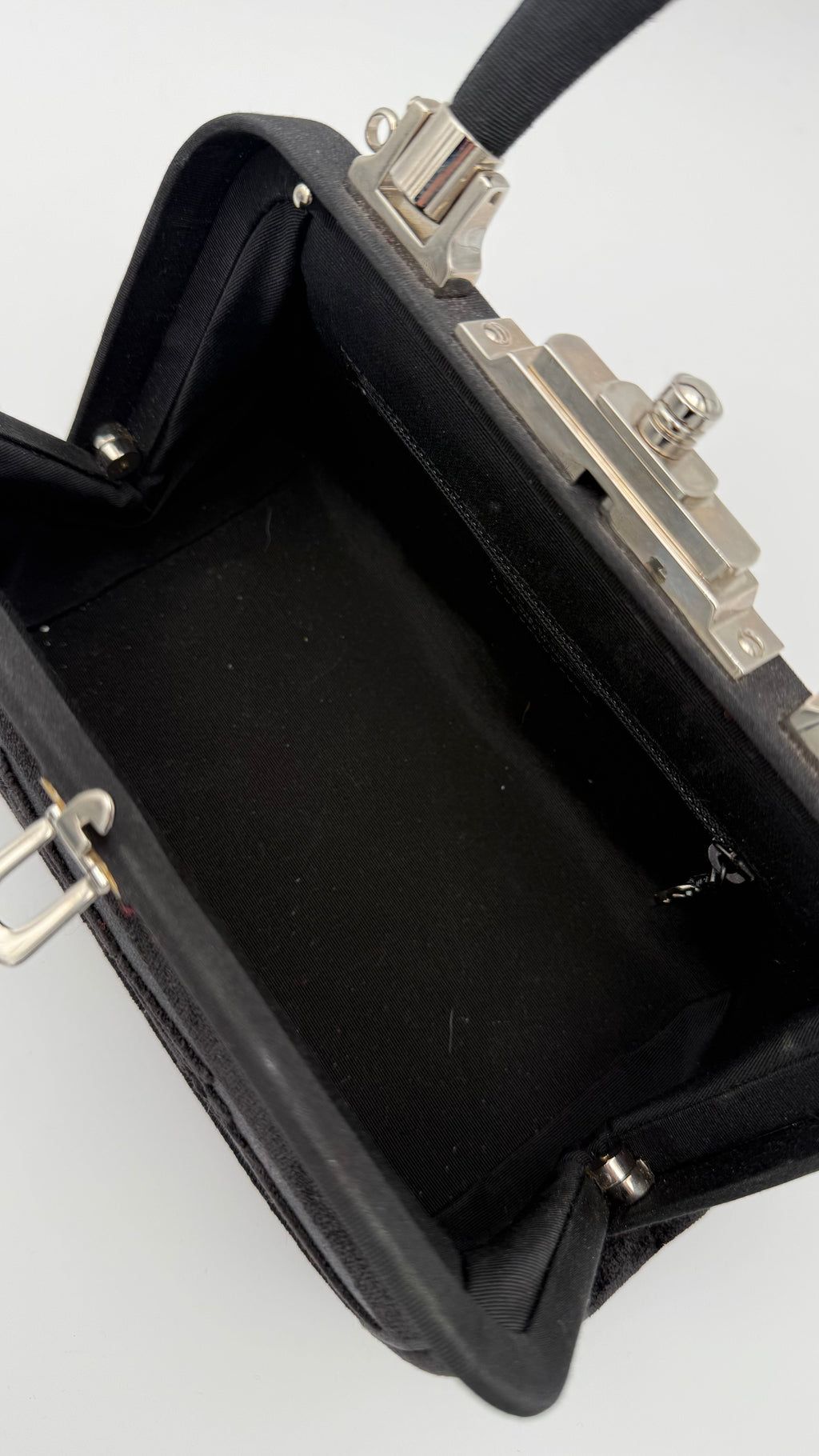 Roberta di Camerino Borsa Baghonghi in Velluto Nera - Mercatino di Ninni