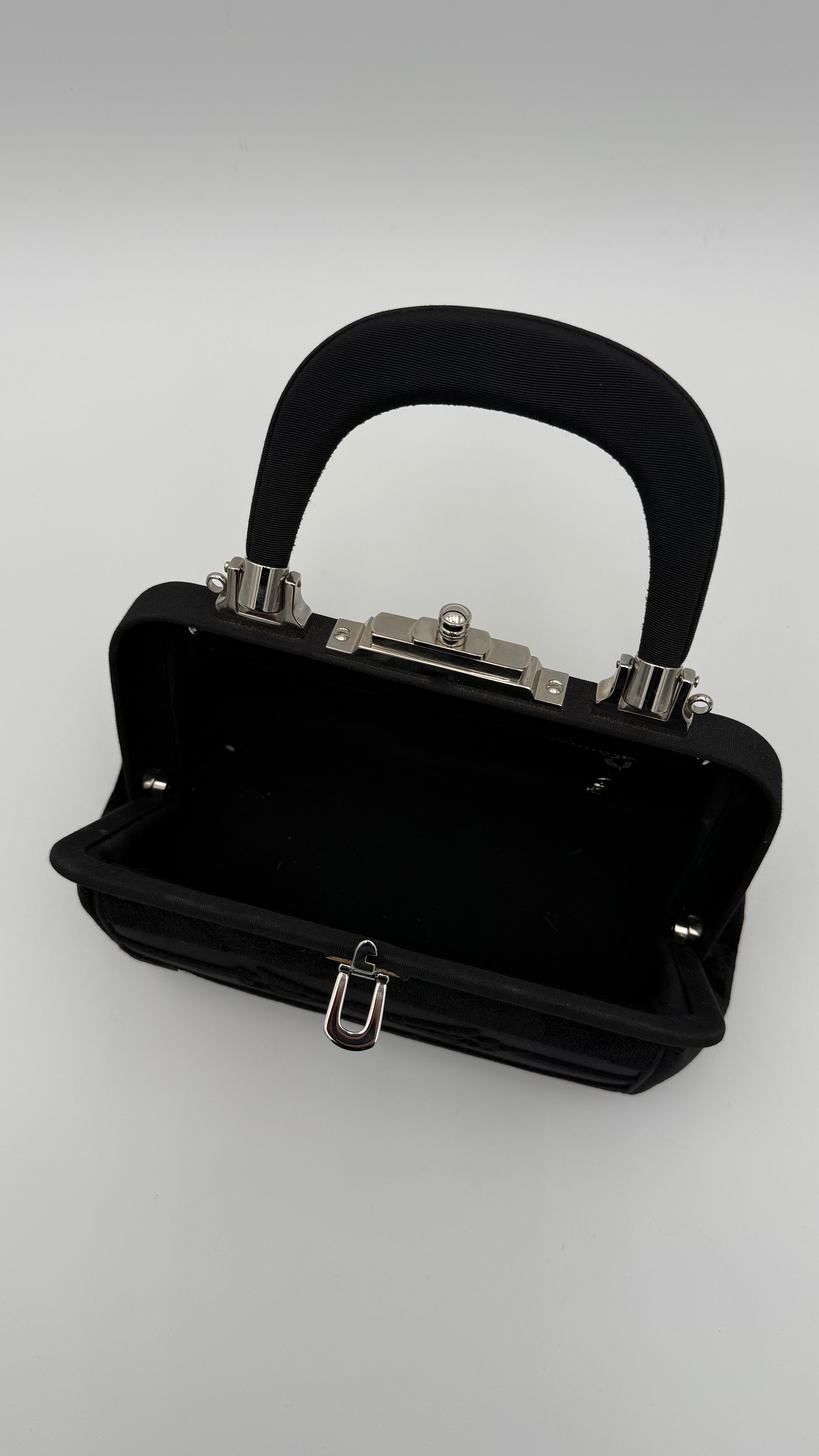 Roberta di Camerino Borsa Baghonghi in Velluto Nera - Mercatino di Ninni