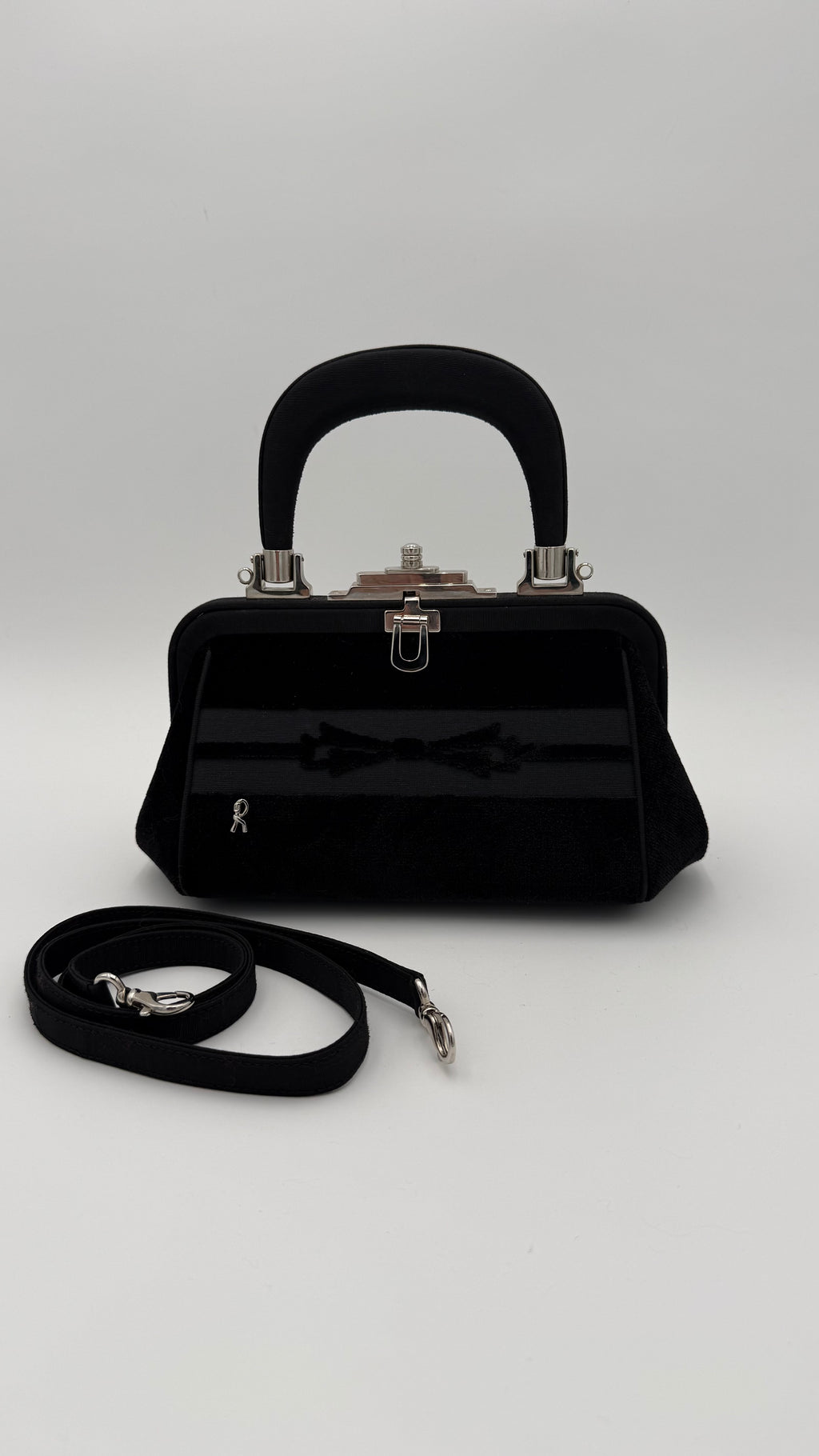 Roberta di Camerino Borsa Baghonghi in Velluto Nera - Mercatino di Ninni